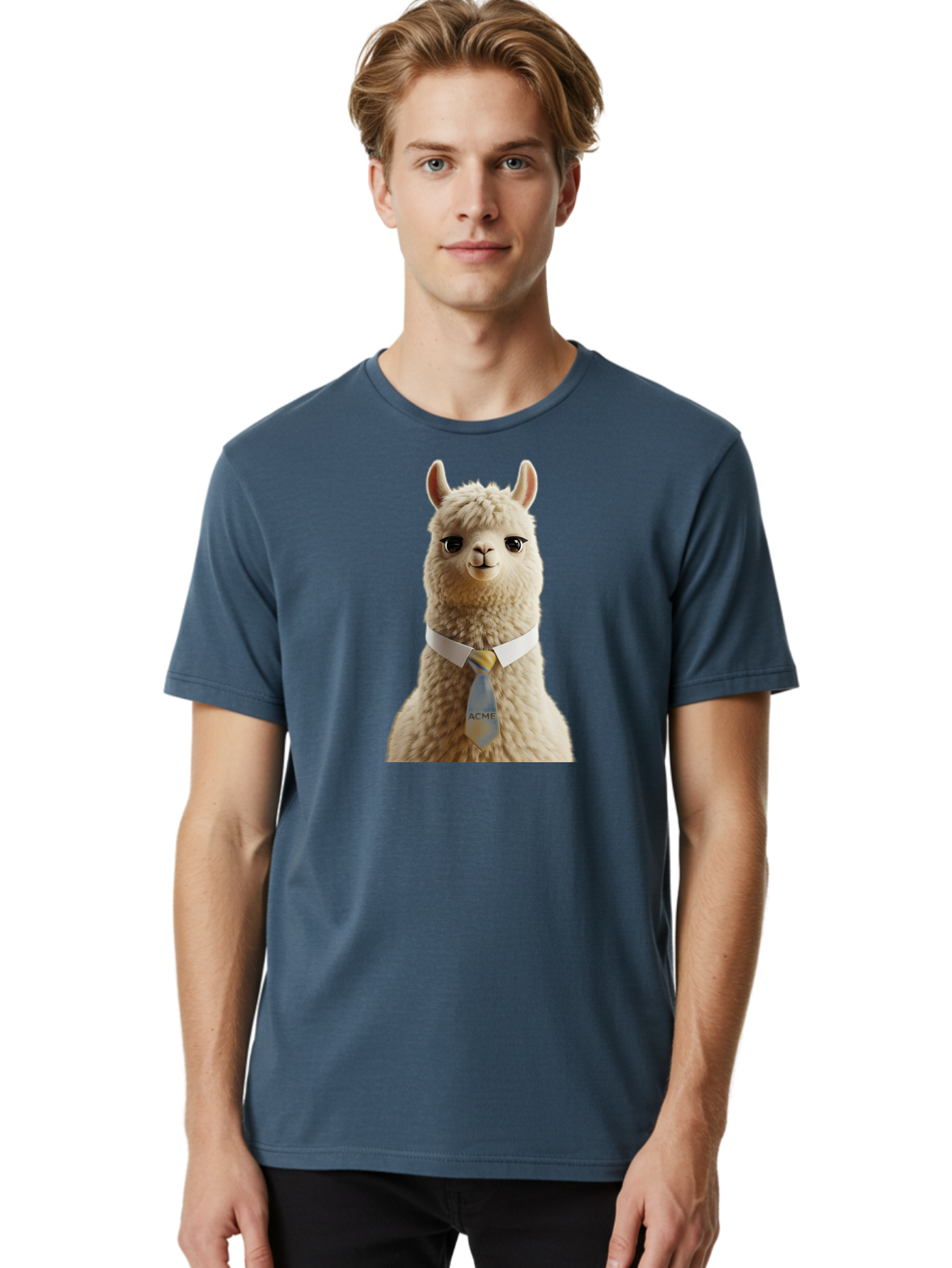 Acme-Llama Men'S Graphic Tee, 100% Cotton, Comfortable Casual Summer Wear, Machine Washable, Vintage Camera, Old Camera, Antique Camera, Black Camera, Classic Photography, Photography Equipment, Nostalgic Device, Film Camera, Camera Art Bao032