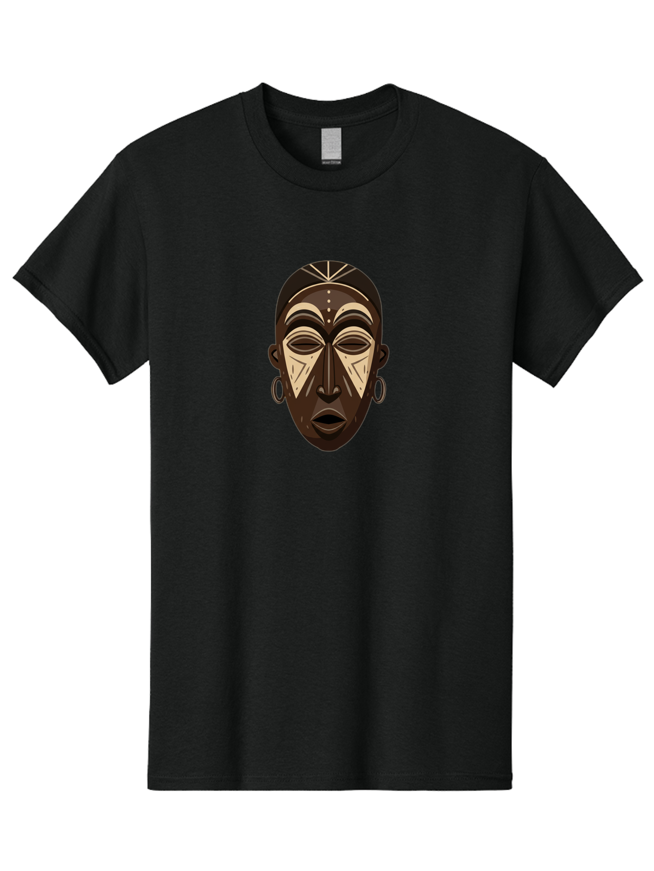 African-Mask Men'S Graphic Tee, 100% Cotton, Comfortable Casual Summer Wear, Machine Washable, Vintage Camera, Old Camera, Antique Camera, Black Camera, Classic Photography, Photography Equipment, Nostalgic Device, Film Camera, Camera Art Bao033