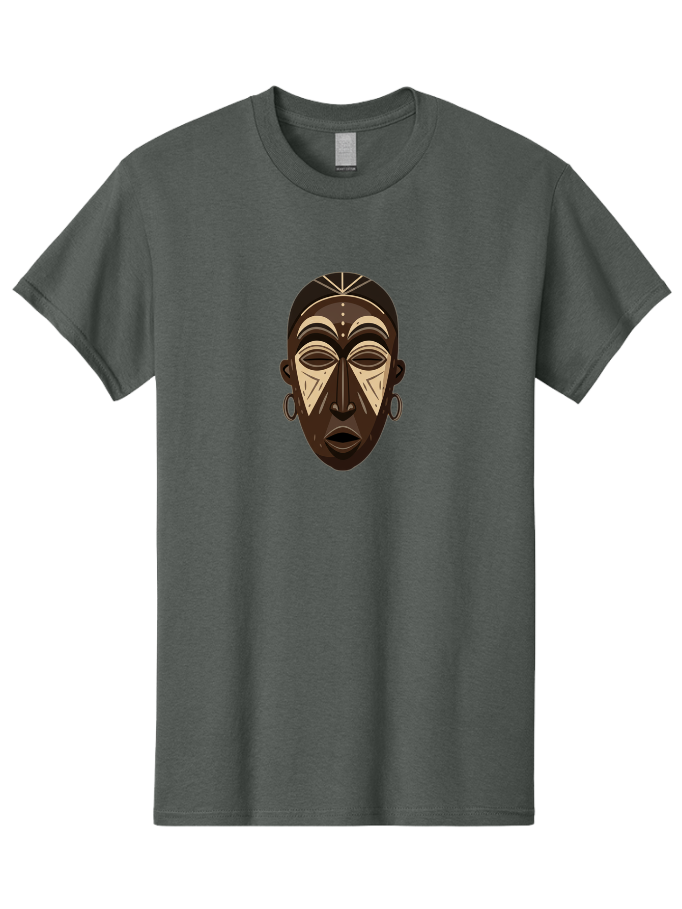 African-Mask Men'S Graphic Tee, 100% Cotton, Comfortable Casual Summer Wear, Machine Washable, Vintage Camera, Old Camera, Antique Camera, Black Camera, Classic Photography, Photography Equipment, Nostalgic Device, Film Camera, Camera Art Bao033