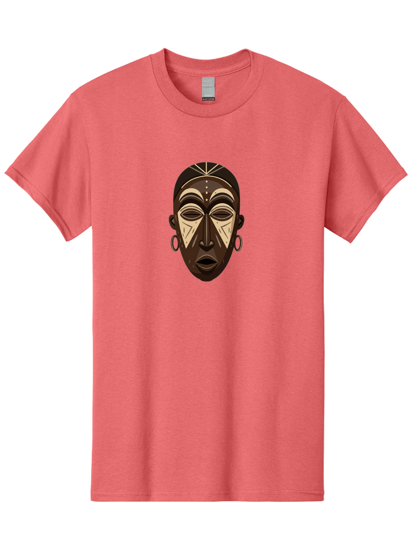 African-Mask Men'S Graphic Tee, 100% Cotton, Comfortable Casual Summer Wear, Machine Washable, Vintage Camera, Old Camera, Antique Camera, Black Camera, Classic Photography, Photography Equipment, Nostalgic Device, Film Camera, Camera Art Bao033