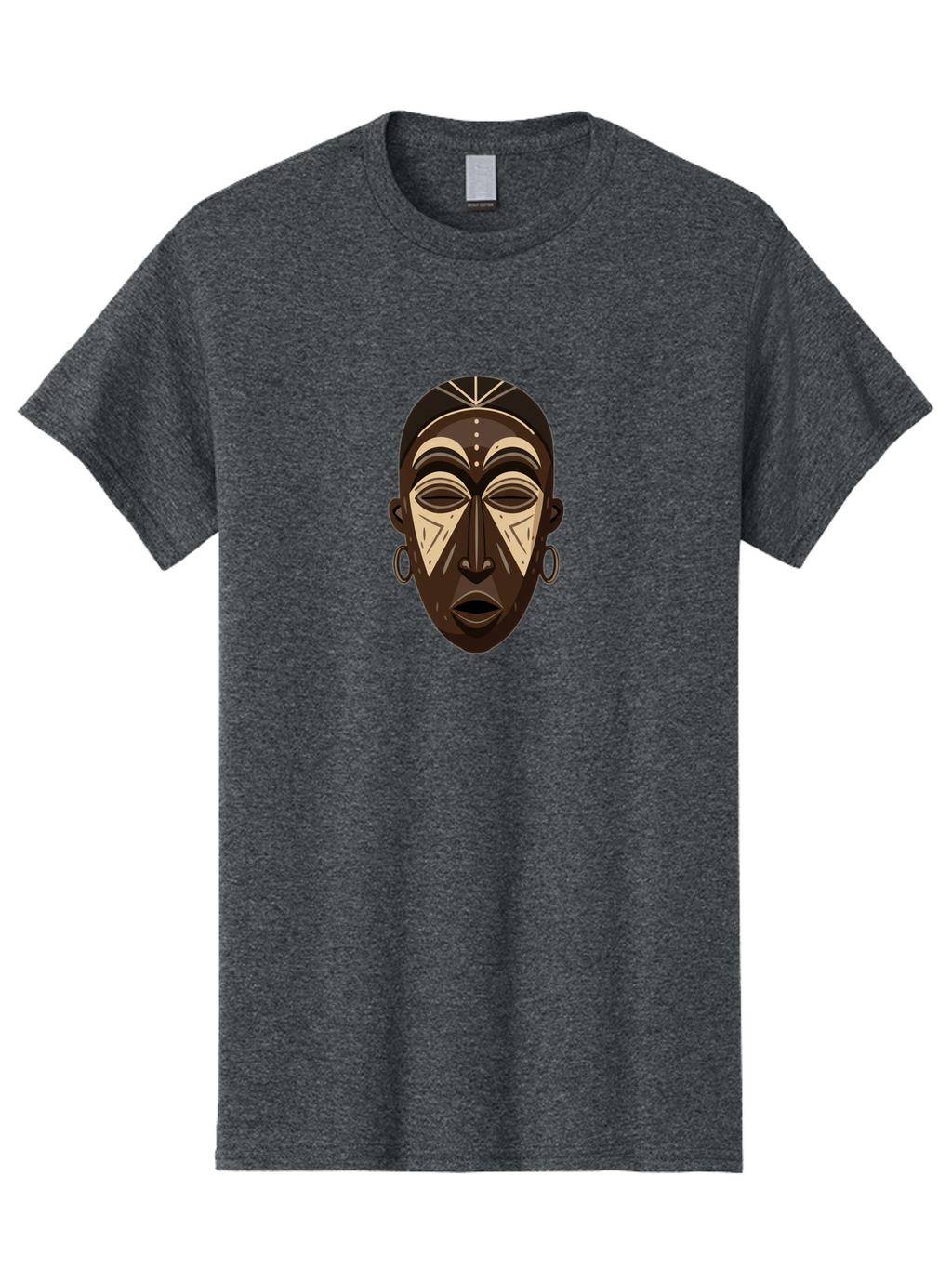 African-Mask Men'S Graphic Tee, 100% Cotton, Comfortable Casual Summer Wear, Machine Washable, Vintage Camera, Old Camera, Antique Camera, Black Camera, Classic Photography, Photography Equipment, Nostalgic Device, Film Camera, Camera Art Bao033