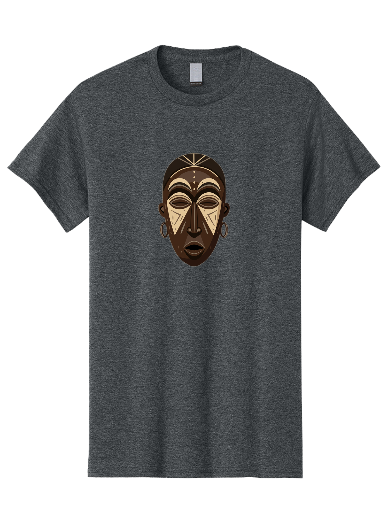 African-Mask Men'S Graphic Tee, 100% Cotton, Comfortable Casual Summer Wear, Machine Washable, Vintage Camera, Old Camera, Antique Camera, Black Camera, Classic Photography, Photography Equipment, Nostalgic Device, Film Camera, Camera Art Bao033