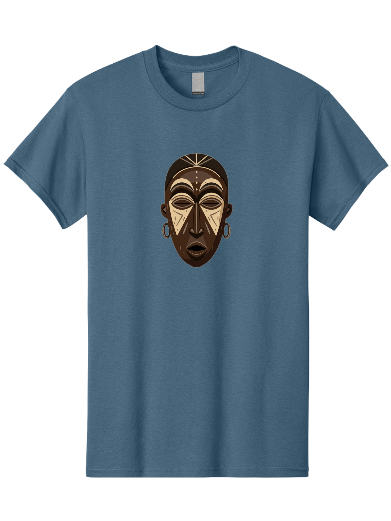 African-Mask Men'S Graphic Tee, 100% Cotton, Comfortable Casual Summer Wear, Machine Washable, Vintage Camera, Old Camera, Antique Camera, Black Camera, Classic Photography, Photography Equipment, Nostalgic Device, Film Camera, Camera Art Bao033