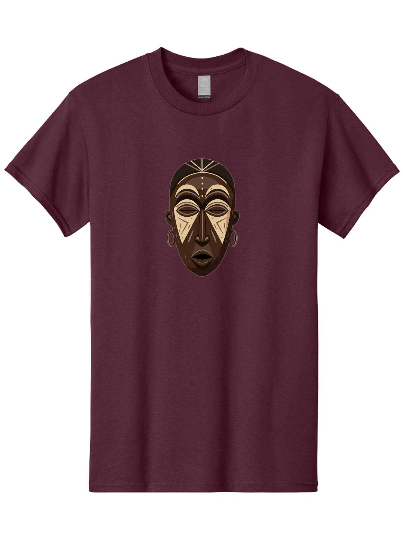 African-Mask Men'S Graphic Tee, 100% Cotton, Comfortable Casual Summer Wear, Machine Washable, Vintage Camera, Old Camera, Antique Camera, Black Camera, Classic Photography, Photography Equipment, Nostalgic Device, Film Camera, Camera Art Bao033