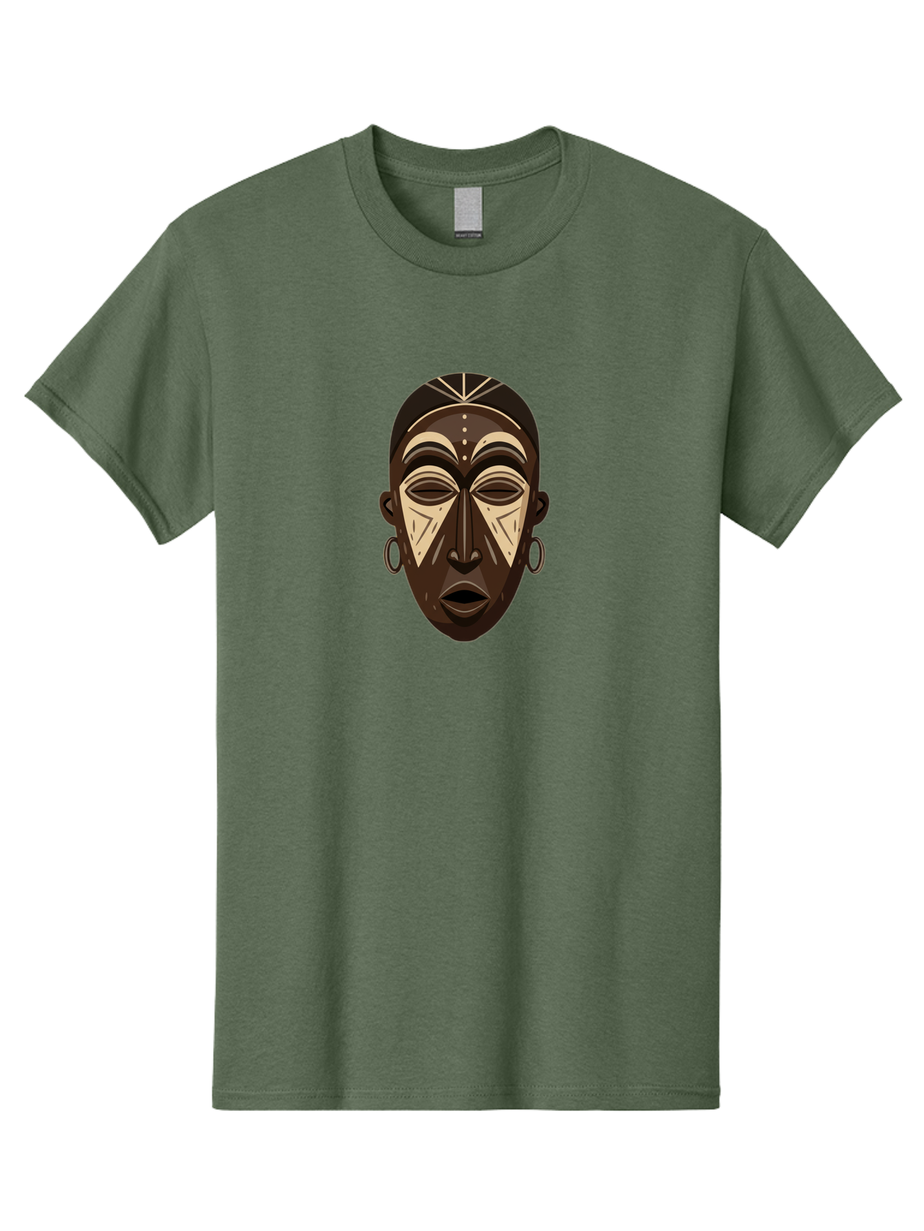 African-Mask Men'S Graphic Tee, 100% Cotton, Comfortable Casual Summer Wear, Machine Washable, Vintage Camera, Old Camera, Antique Camera, Black Camera, Classic Photography, Photography Equipment, Nostalgic Device, Film Camera, Camera Art Bao033