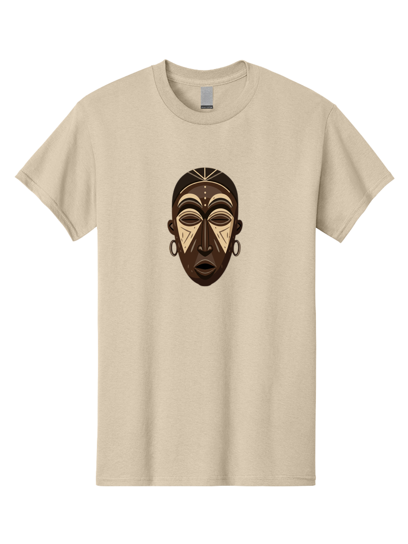 African-Mask Men'S Graphic Tee, 100% Cotton, Comfortable Casual Summer Wear, Machine Washable, Vintage Camera, Old Camera, Antique Camera, Black Camera, Classic Photography, Photography Equipment, Nostalgic Device, Film Camera, Camera Art Bao033