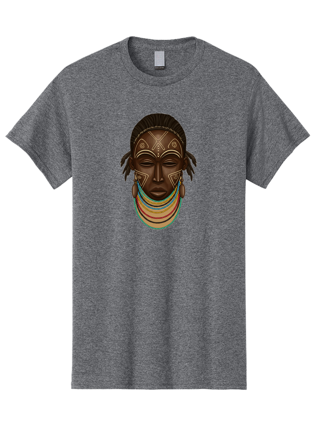 African-Woman-Portrait-1 Men'S Graphic Tee, 100% Cotton, Comfortable Casual Summer Wear, Machine Washable, Vintage Camera, Old Camera, Antique Camera, Black Camera, Classic Photography, Photography Equipment, Nostalgic Device, Film Camera, Bao034