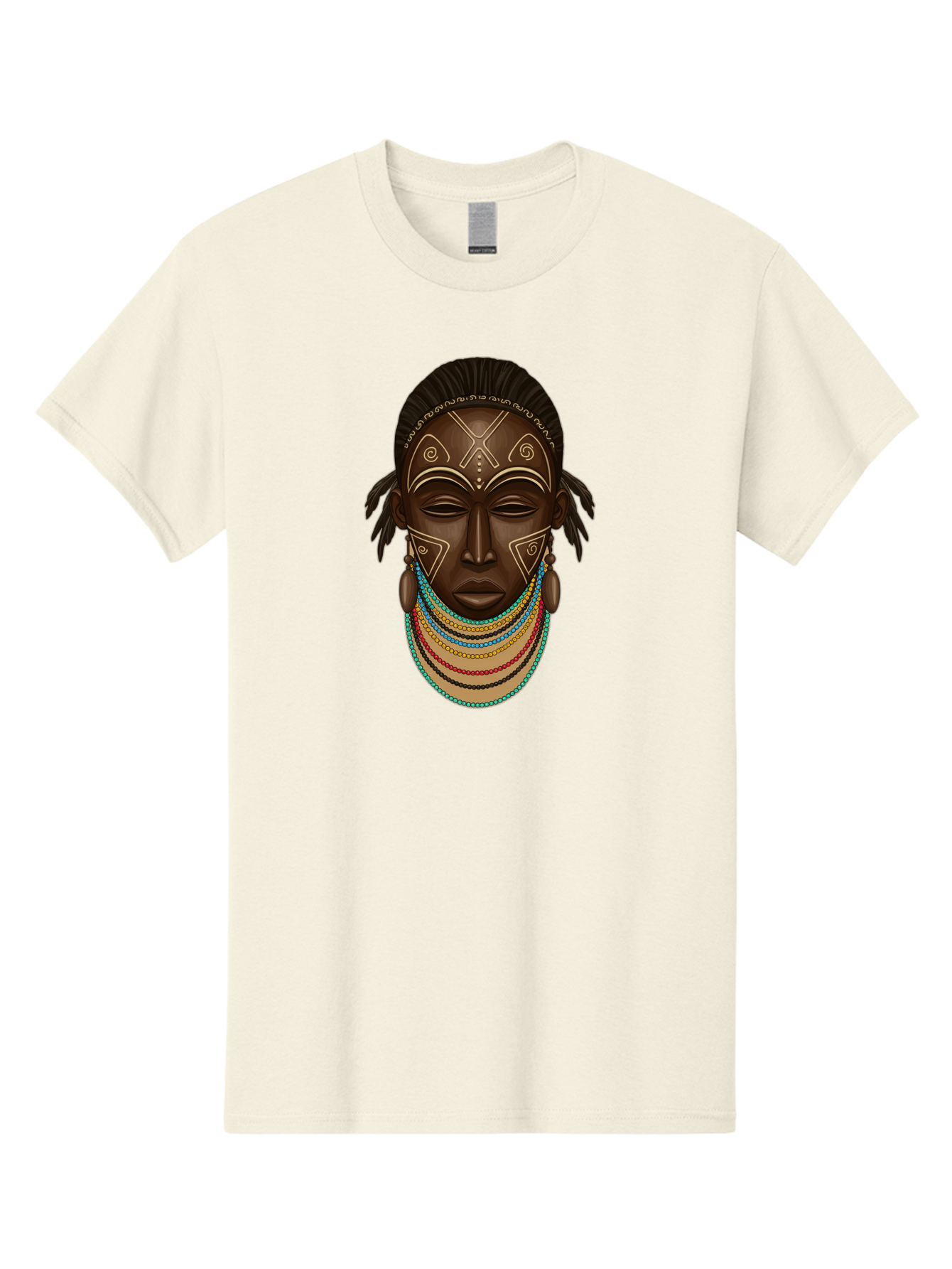 African-Woman-Portrait-1 Men'S Graphic Tee, 100% Cotton, Comfortable Casual Summer Wear, Machine Washable, Vintage Camera, Old Camera, Antique Camera, Black Camera, Classic Photography, Photography Equipment, Nostalgic Device, Film Camera, Bao034