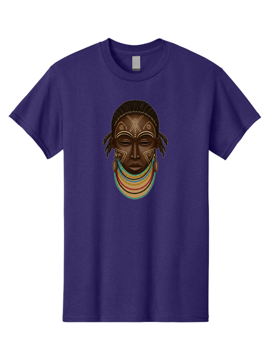 African-Woman-Portrait-1 Men'S Graphic Tee, 100% Cotton, Comfortable Casual Summer Wear, Machine Washable, Vintage Camera, Old Camera, Antique Camera, Black Camera, Classic Photography, Photography Equipment, Nostalgic Device, Film Camera, Bao034