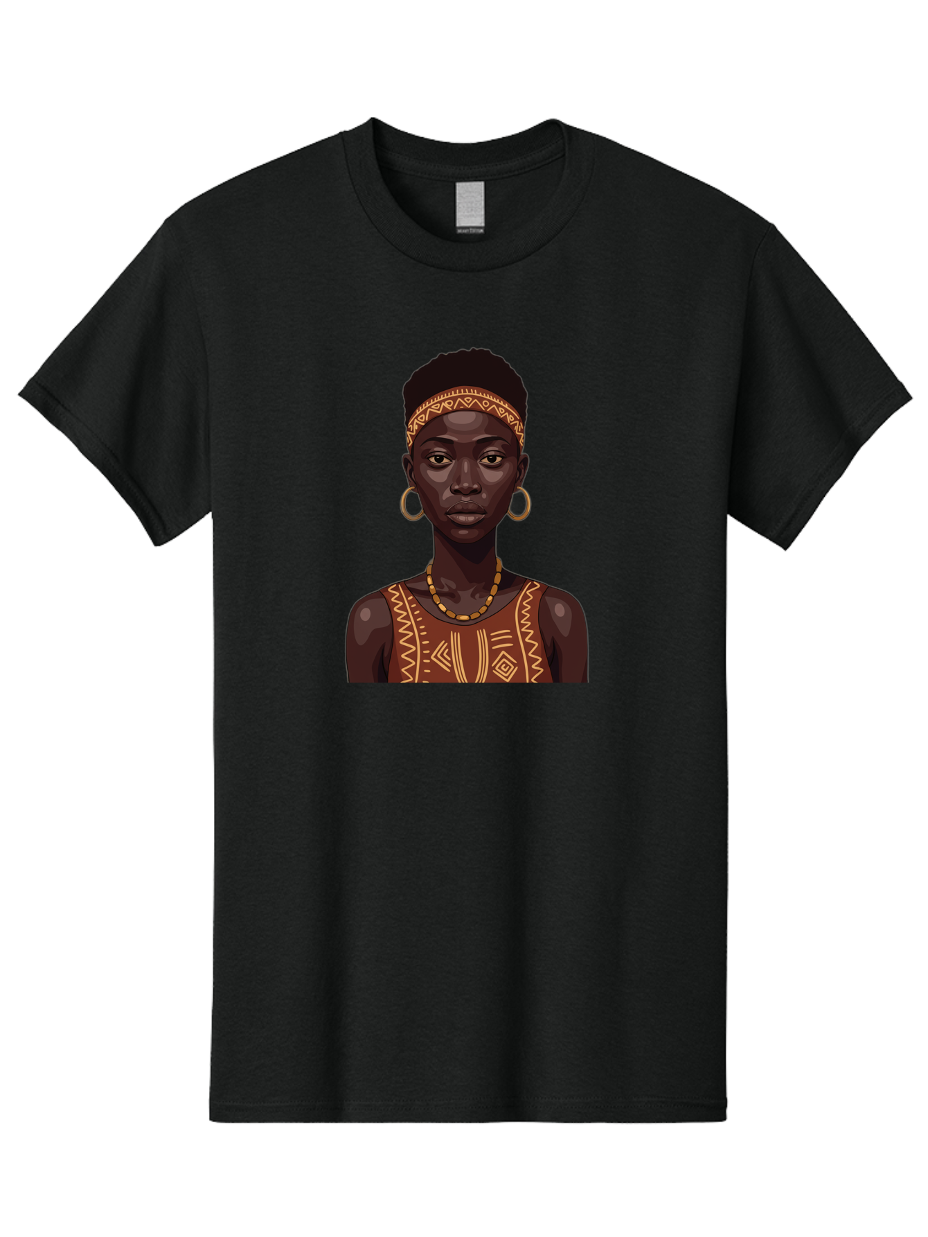 African-Woman-Portrait Men'S Graphic Tee, 100% Cotton, Comfortable Casual Summer Wear, Machine Washable, Vintage Camera, Old Camera, Antique Camera, Black Camera, Classic Photography, Photography Equipment, Nostalgic Device, Film Camera, Bao035
