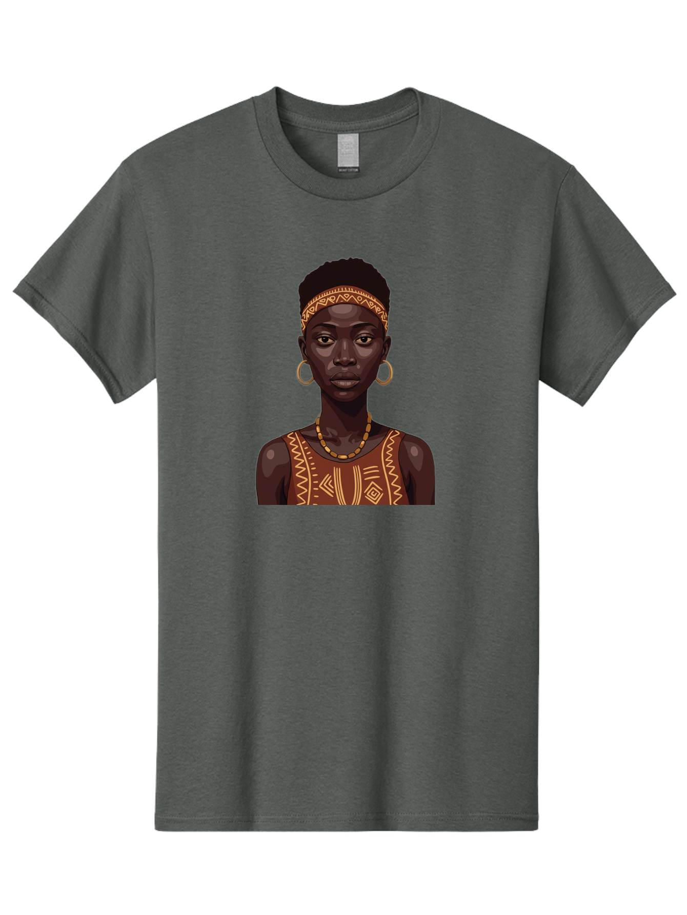 African-Woman-Portrait Men'S Graphic Tee, 100% Cotton, Comfortable Casual Summer Wear, Machine Washable, Vintage Camera, Old Camera, Antique Camera, Black Camera, Classic Photography, Photography Equipment, Nostalgic Device, Film Camera, Bao035