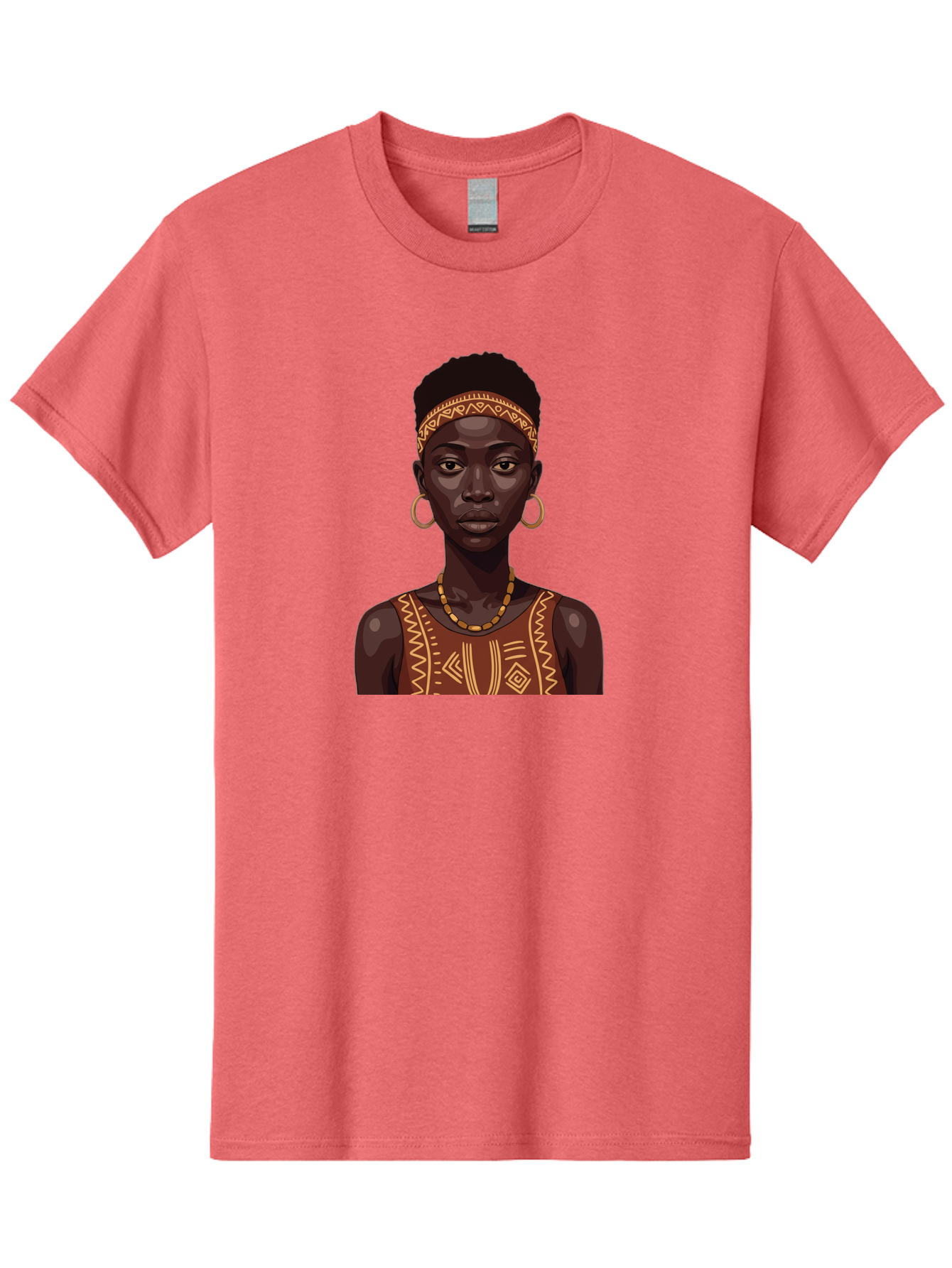 African-Woman-Portrait Men'S Graphic Tee, 100% Cotton, Comfortable Casual Summer Wear, Machine Washable, Vintage Camera, Old Camera, Antique Camera, Black Camera, Classic Photography, Photography Equipment, Nostalgic Device, Film Camera, Bao035