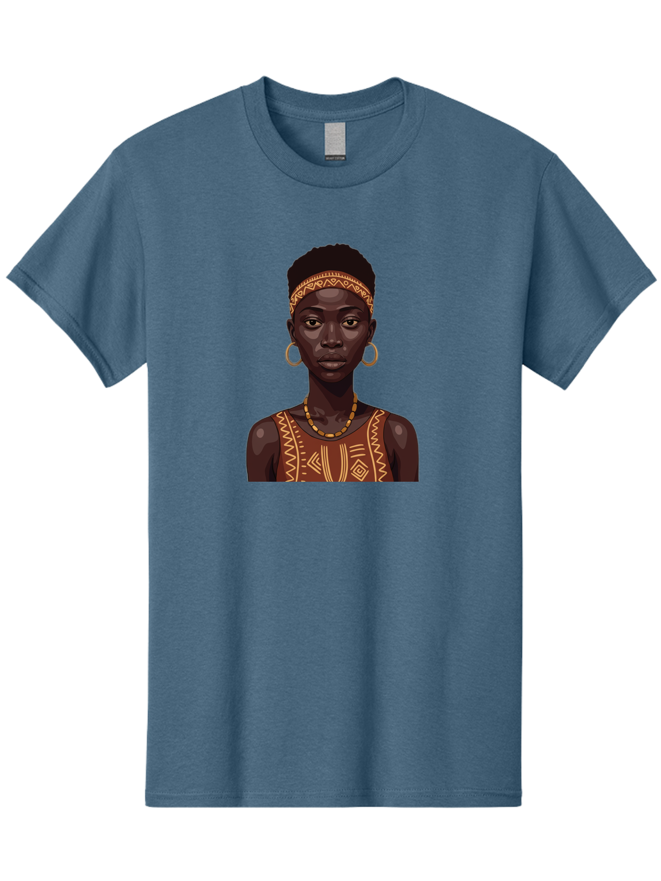 African-Woman-Portrait Men'S Graphic Tee, 100% Cotton, Comfortable Casual Summer Wear, Machine Washable, Vintage Camera, Old Camera, Antique Camera, Black Camera, Classic Photography, Photography Equipment, Nostalgic Device, Film Camera, Bao035