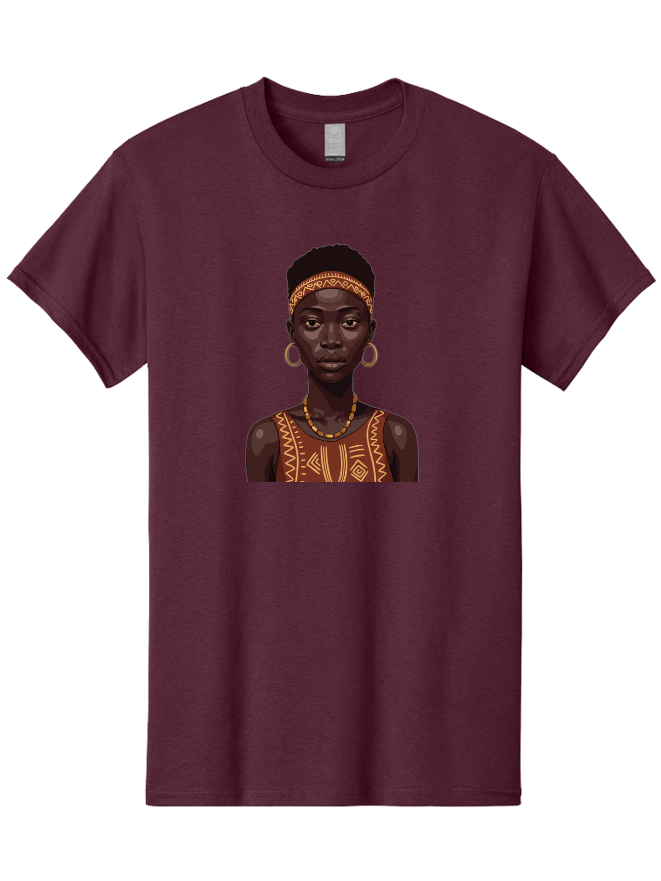 African-Woman-Portrait Men'S Graphic Tee, 100% Cotton, Comfortable Casual Summer Wear, Machine Washable, Vintage Camera, Old Camera, Antique Camera, Black Camera, Classic Photography, Photography Equipment, Nostalgic Device, Film Camera, Bao035
