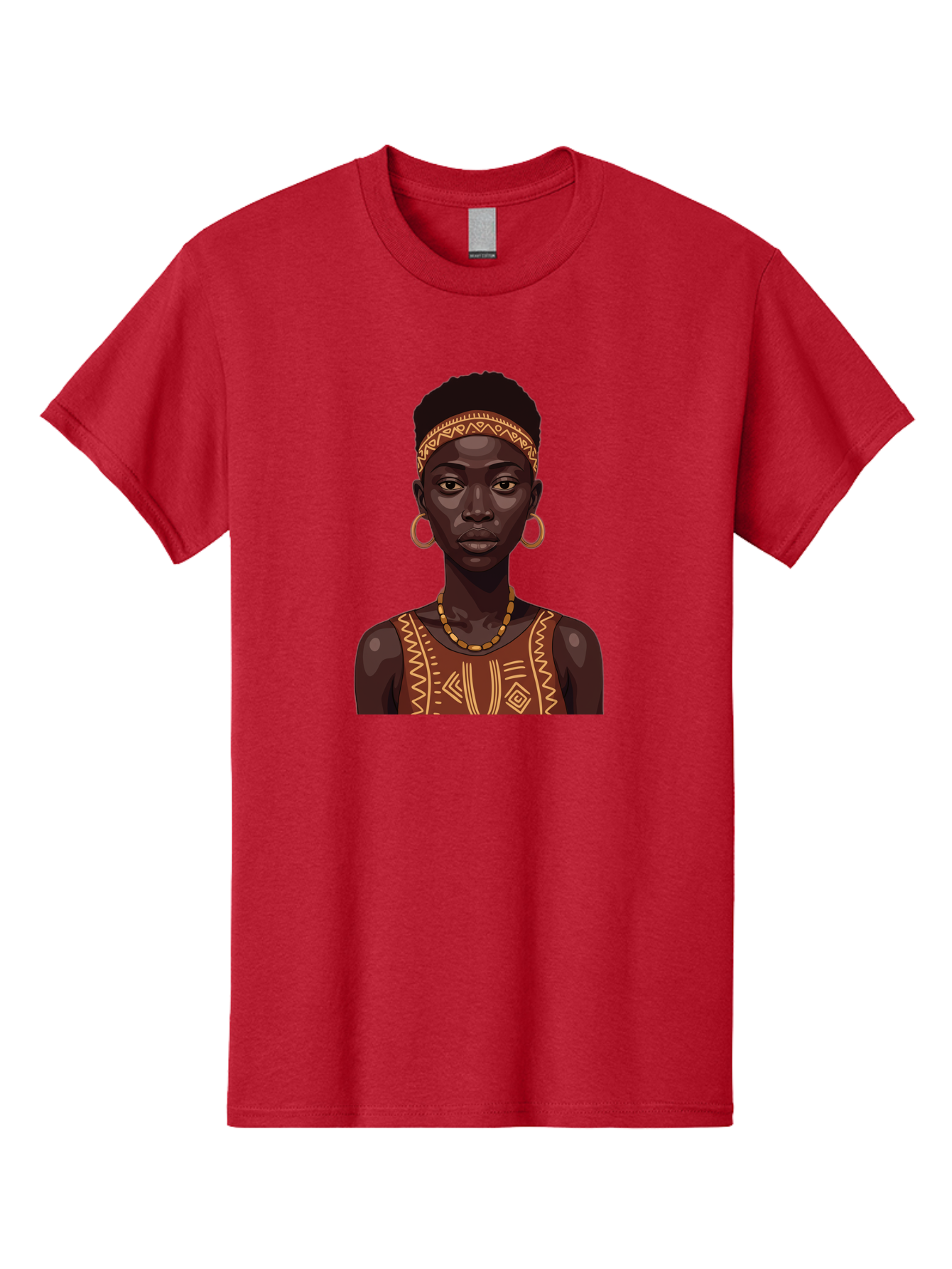 African-Woman-Portrait Men'S Graphic Tee, 100% Cotton, Comfortable Casual Summer Wear, Machine Washable, Vintage Camera, Old Camera, Antique Camera, Black Camera, Classic Photography, Photography Equipment, Nostalgic Device, Film Camera, Bao035