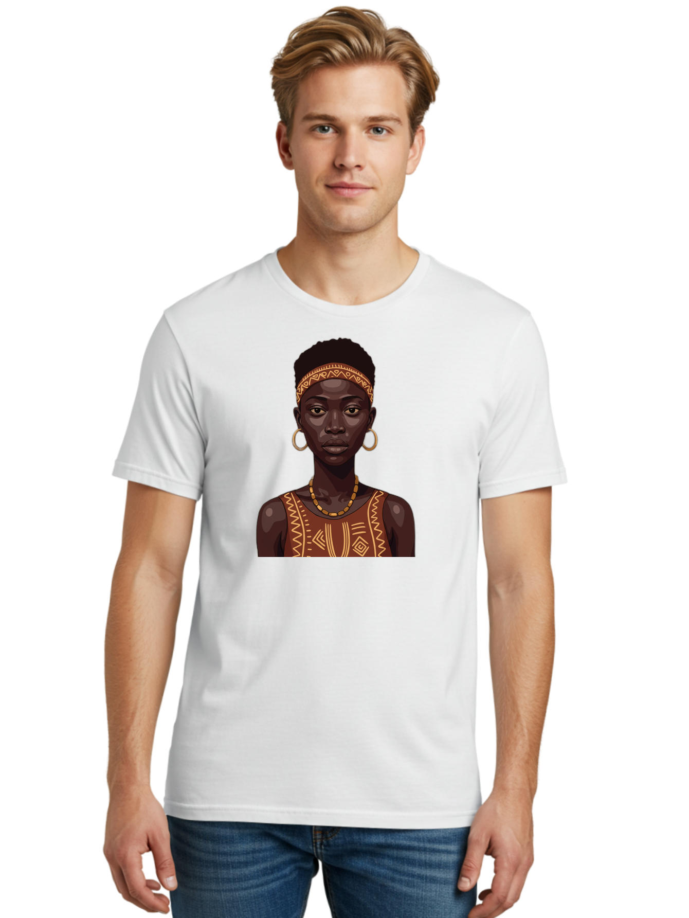 African-Woman-Portrait Men'S Graphic Tee, 100% Cotton, Comfortable Casual Summer Wear, Machine Washable, Vintage Camera, Old Camera, Antique Camera, Black Camera, Classic Photography, Photography Equipment, Nostalgic Device, Film Camera, Bao035