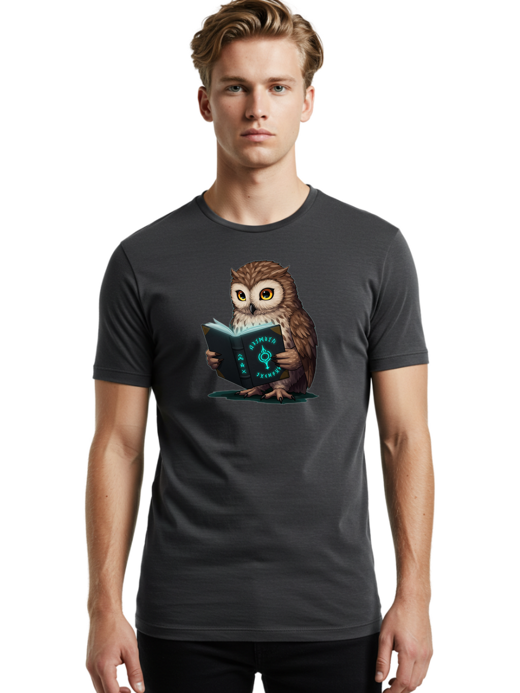 Alchemia-Journal-Owl Men'S Graphic Tee, 100% Cotton, Comfortable Casual Summer Wear, Machine Washable, Vintage Camera, Old Camera, Antique Camera, Black Camera, Classic Photography, Photography Equipment, Nostalgic Device, Film Camera, Bao036