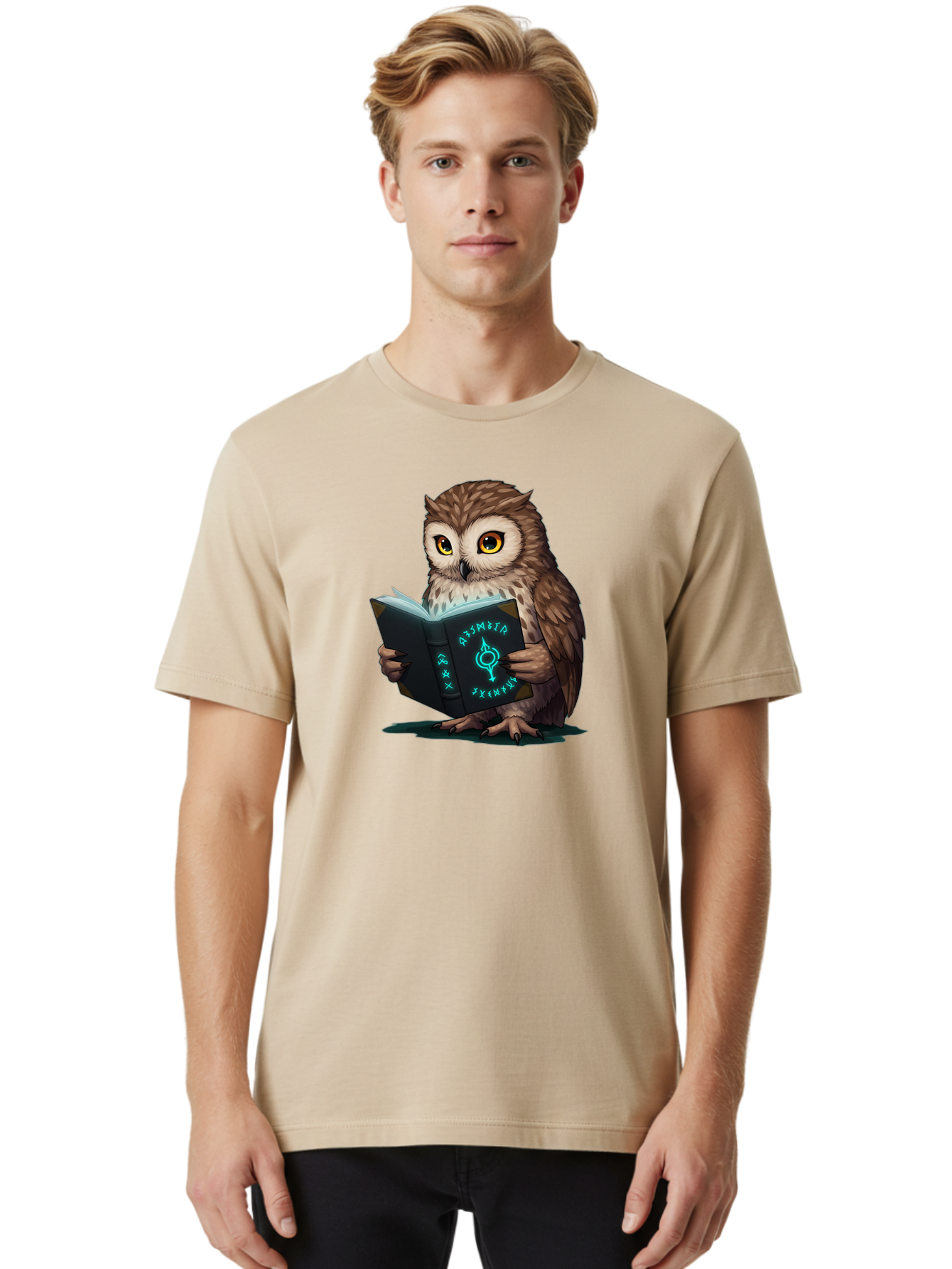 Alchemia-Journal-Owl Men'S Graphic Tee, 100% Cotton, Comfortable Casual Summer Wear, Machine Washable, Vintage Camera, Old Camera, Antique Camera, Black Camera, Classic Photography, Photography Equipment, Nostalgic Device, Film Camera, Bao036