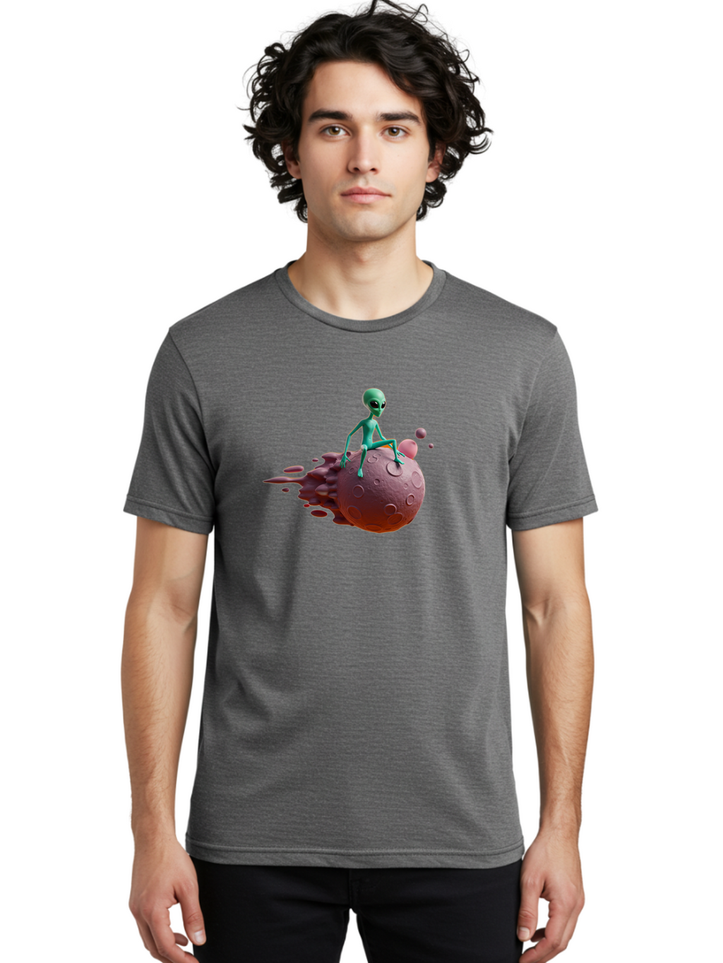 Alien-On-Asteroid Men'S Graphic Tee, 100% Cotton, Comfortable Casual Summer Wear, Machine Washable, Vintage Camera, Old Camera, Antique Camera, Black Camera, Classic Photography, Photography Equipment, Nostalgic Device, Film Camera, Camera Art Bao037