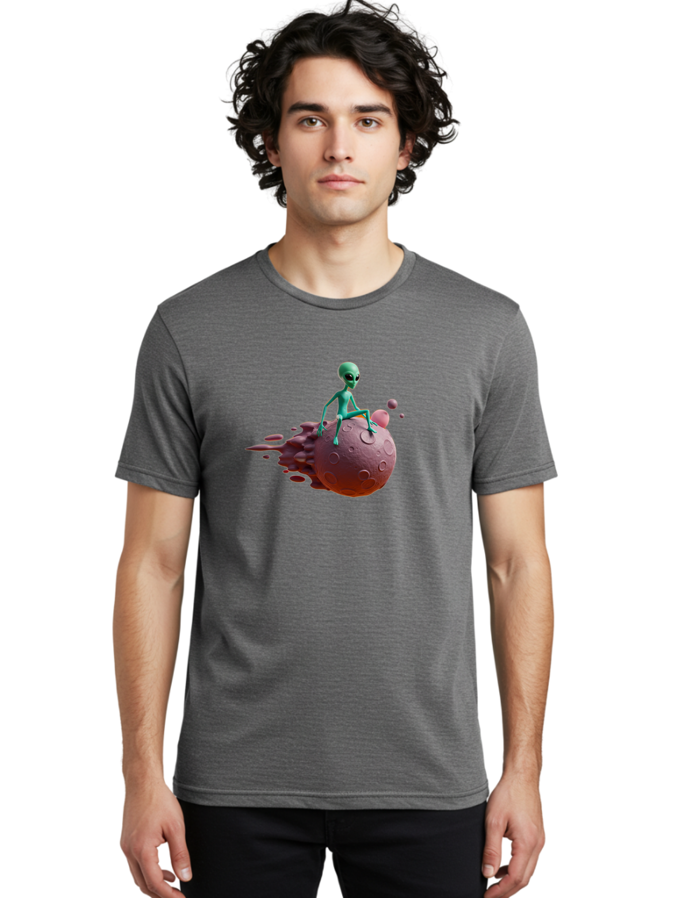 Alien-On-Asteroid Men'S Graphic Tee, 100% Cotton, Comfortable Casual Summer Wear, Machine Washable, Vintage Camera, Old Camera, Antique Camera, Black Camera, Classic Photography, Photography Equipment, Nostalgic Device, Film Camera, Camera Art Bao037
