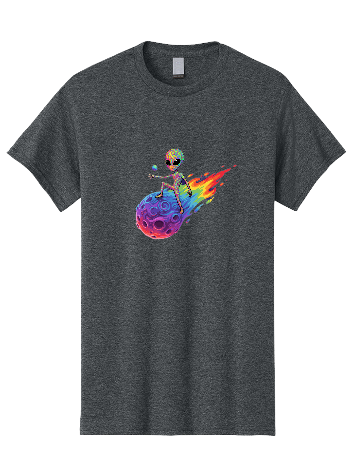 Alien-On-Meteor Men'S Graphic Tee, 100% Cotton, Comfortable Casual Summer Wear, Machine Washable, Vintage Camera, Old Camera, Antique Camera, Black Camera, Classic Photography, Photography Equipment, Nostalgic Device, Film Camera, Camera Art Bao039