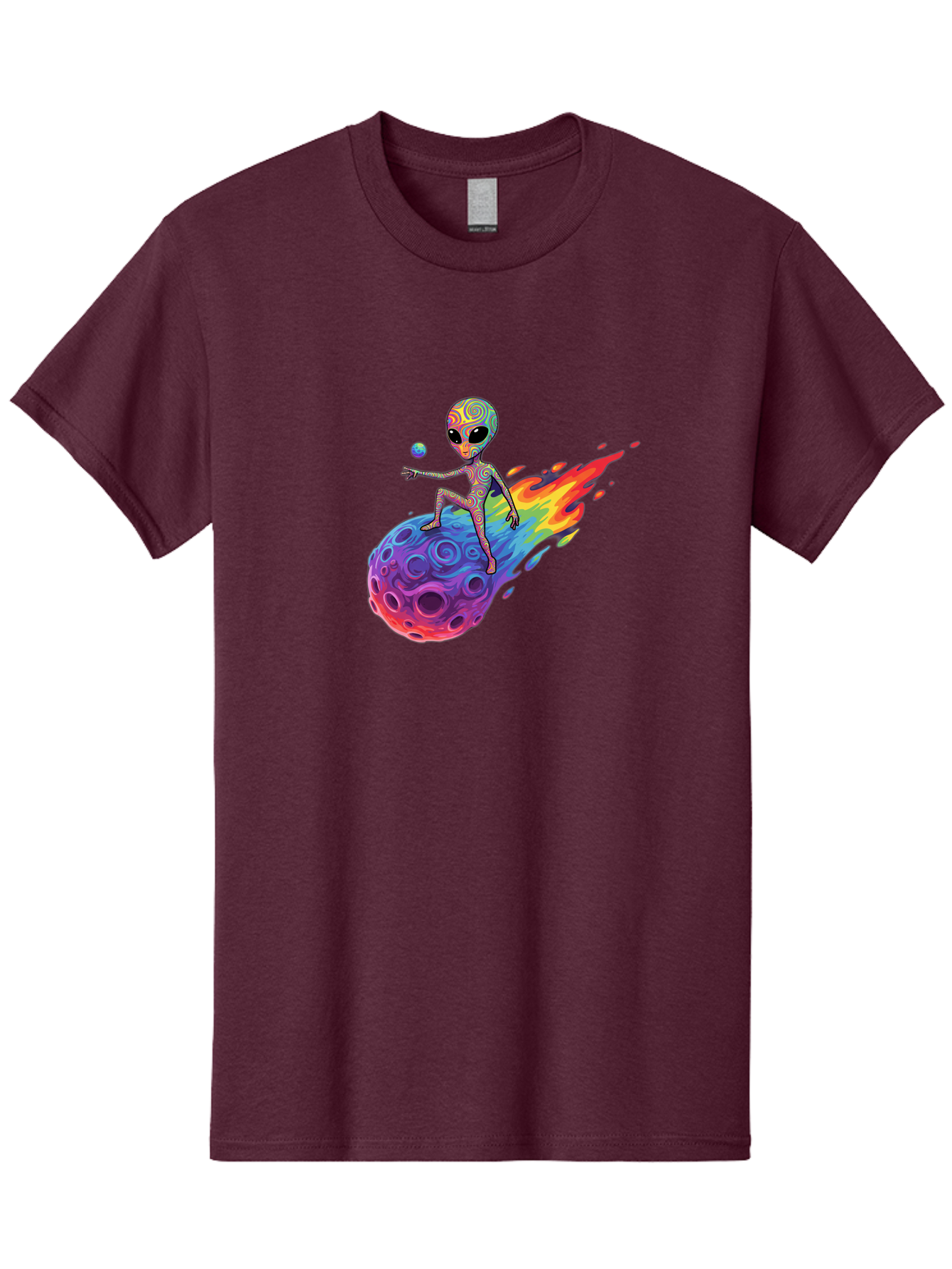 Alien-On-Meteor Men'S Graphic Tee, 100% Cotton, Comfortable Casual Summer Wear, Machine Washable, Vintage Camera, Old Camera, Antique Camera, Black Camera, Classic Photography, Photography Equipment, Nostalgic Device, Film Camera, Camera Art Bao039