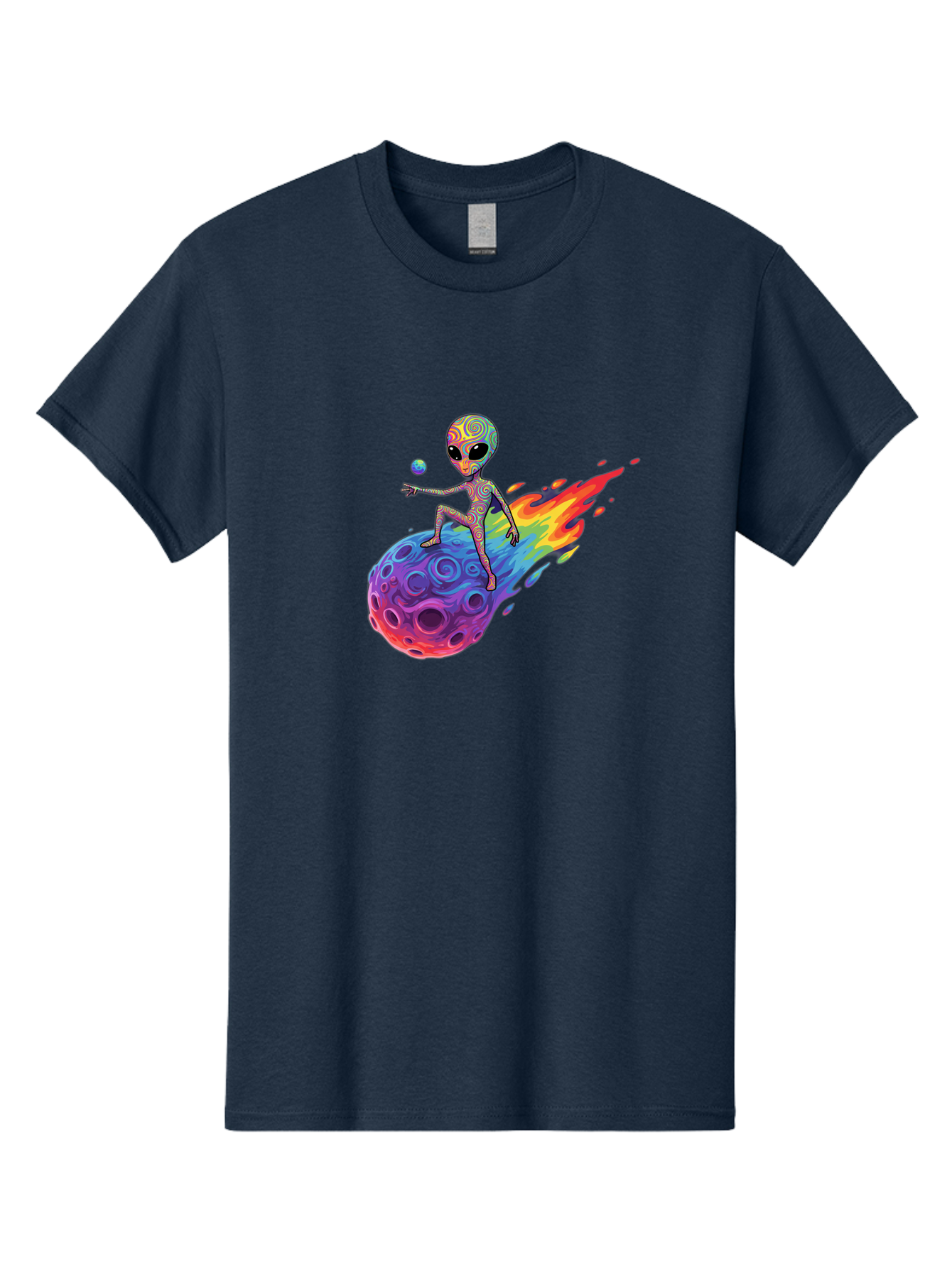 Alien-On-Meteor Men'S Graphic Tee, 100% Cotton, Comfortable Casual Summer Wear, Machine Washable, Vintage Camera, Old Camera, Antique Camera, Black Camera, Classic Photography, Photography Equipment, Nostalgic Device, Film Camera, Camera Art Bao039