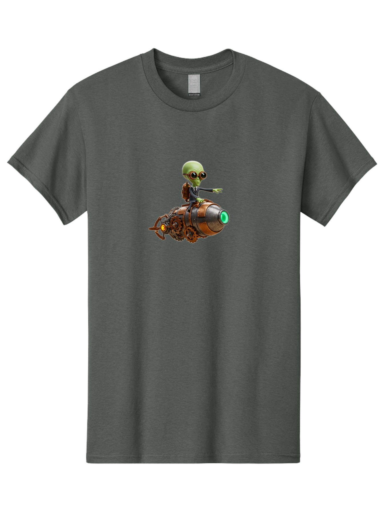 Alien-On-Rocket Men'S Graphic Tee, 100% Cotton, Comfortable Casual Summer Wear, Machine Washable, Vintage Camera, Old Camera, Antique Camera, Black Camera, Classic Photography, Photography Equipment, Nostalgic Device, Film Camera, Camera Art Bao042