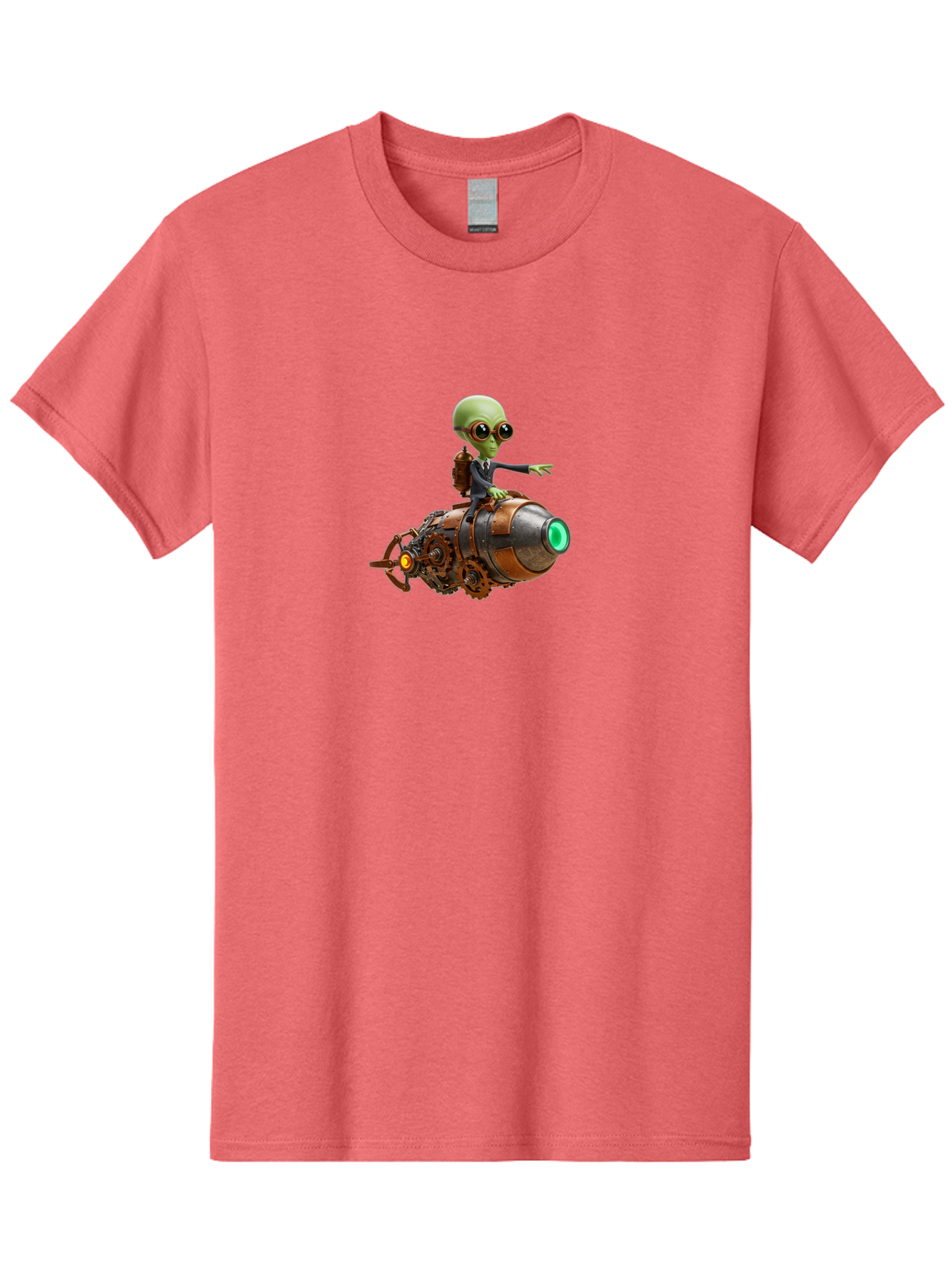Alien-On-Rocket Men'S Graphic Tee, 100% Cotton, Comfortable Casual Summer Wear, Machine Washable, Vintage Camera, Old Camera, Antique Camera, Black Camera, Classic Photography, Photography Equipment, Nostalgic Device, Film Camera, Camera Art Bao042