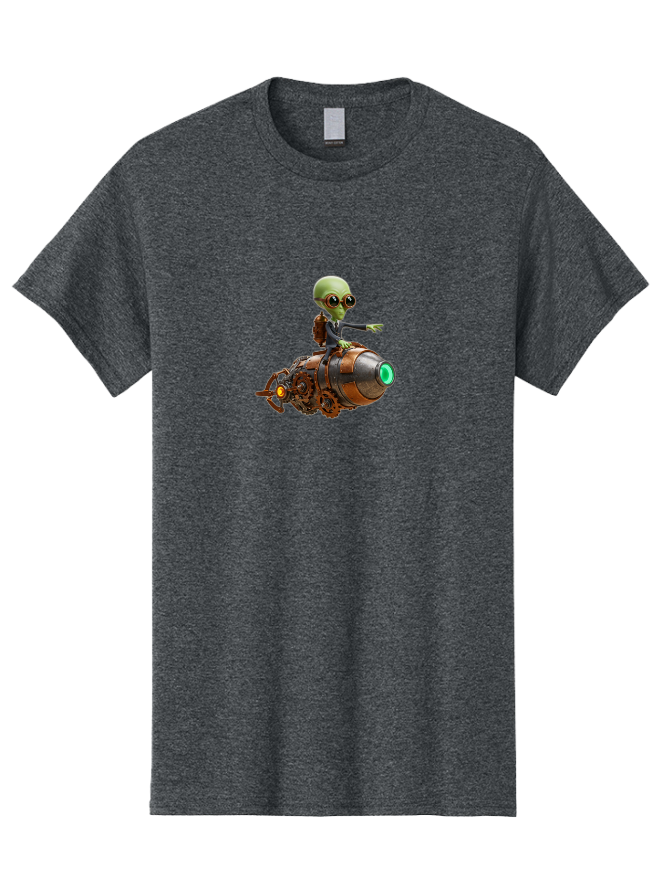 Alien-On-Rocket Men'S Graphic Tee, 100% Cotton, Comfortable Casual Summer Wear, Machine Washable, Vintage Camera, Old Camera, Antique Camera, Black Camera, Classic Photography, Photography Equipment, Nostalgic Device, Film Camera, Camera Art Bao042