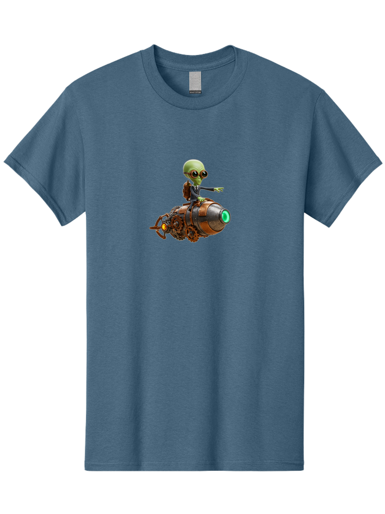 Alien-On-Rocket Men'S Graphic Tee, 100% Cotton, Comfortable Casual Summer Wear, Machine Washable, Vintage Camera, Old Camera, Antique Camera, Black Camera, Classic Photography, Photography Equipment, Nostalgic Device, Film Camera, Camera Art Bao042