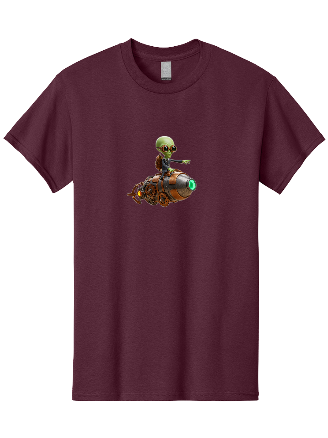 Alien-On-Rocket Men'S Graphic Tee, 100% Cotton, Comfortable Casual Summer Wear, Machine Washable, Vintage Camera, Old Camera, Antique Camera, Black Camera, Classic Photography, Photography Equipment, Nostalgic Device, Film Camera, Camera Art Bao042