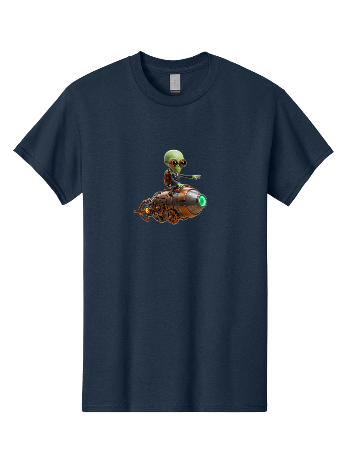 Alien-On-Rocket Men'S Graphic Tee, 100% Cotton, Comfortable Casual Summer Wear, Machine Washable, Vintage Camera, Old Camera, Antique Camera, Black Camera, Classic Photography, Photography Equipment, Nostalgic Device, Film Camera, Camera Art Bao042
