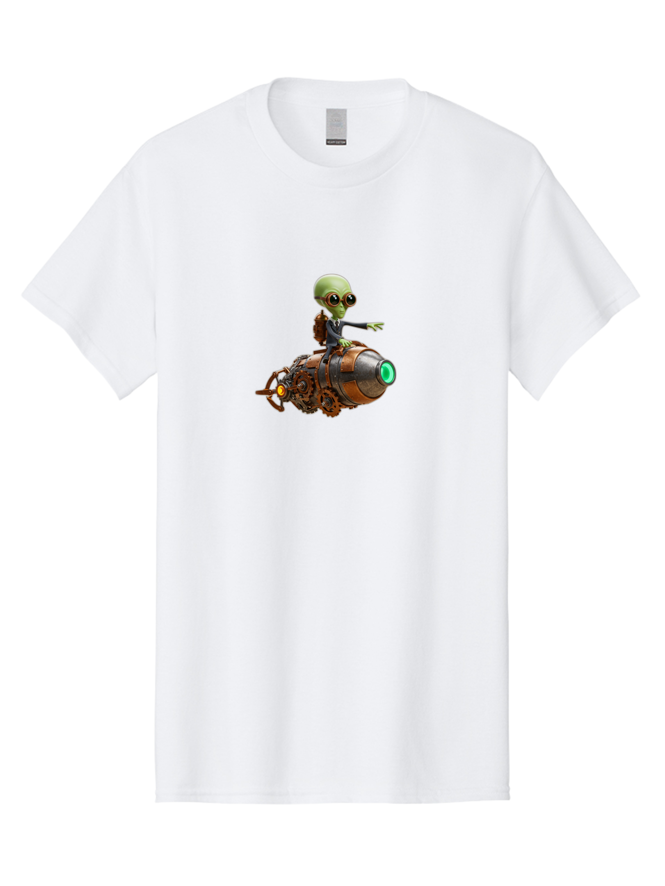 Alien-On-Rocket Men'S Graphic Tee, 100% Cotton, Comfortable Casual Summer Wear, Machine Washable, Vintage Camera, Old Camera, Antique Camera, Black Camera, Classic Photography, Photography Equipment, Nostalgic Device, Film Camera, Camera Art Bao042