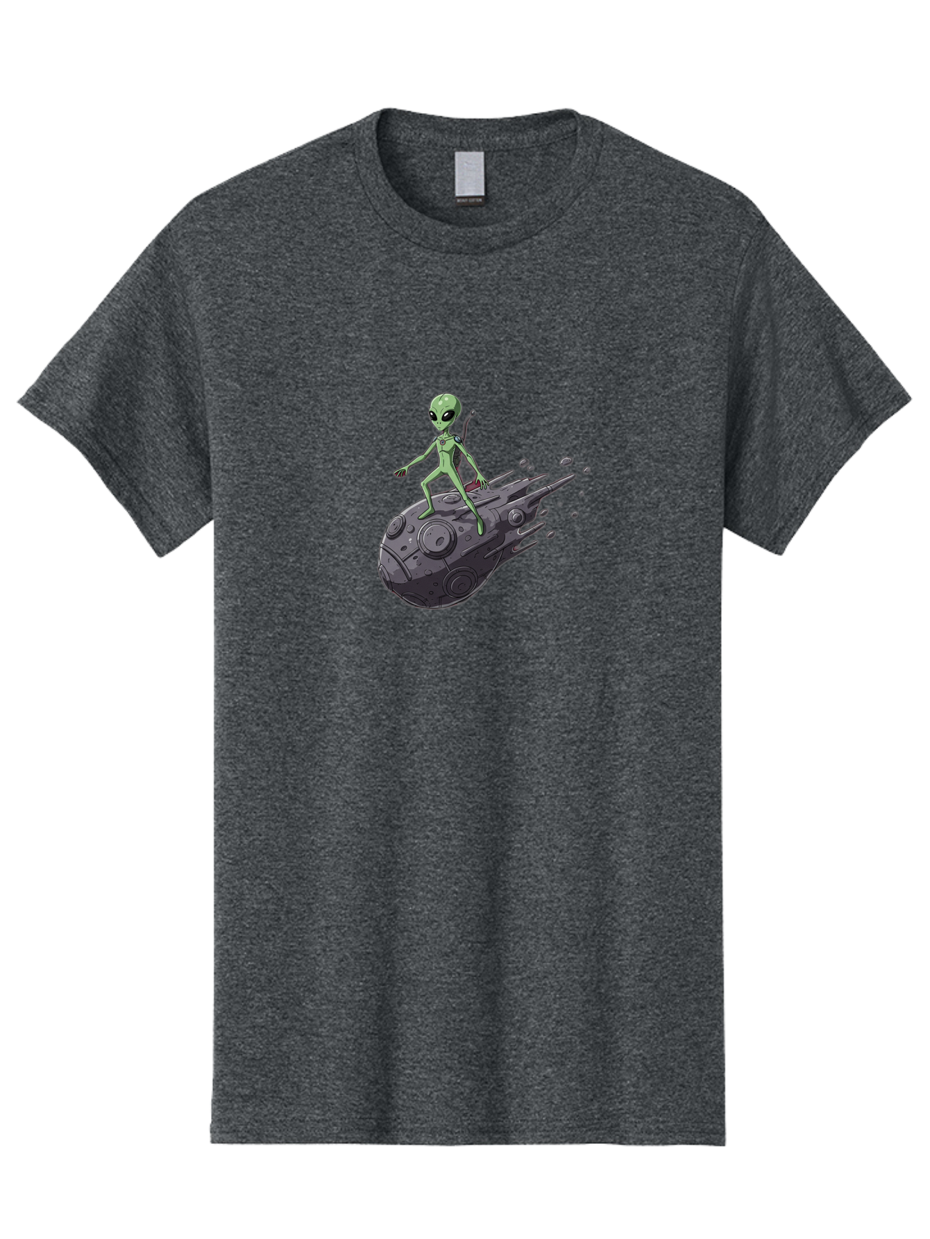 Alien-On-Ufo-1 Men'S Graphic Tee, 100% Cotton, Comfortable Casual Summer Wear, Machine Washable, Vintage Camera, Old Camera, Antique Camera, Black Camera, Classic Photography, Photography Equipment, Nostalgic Device, Film Camera, Camera Art Bao043