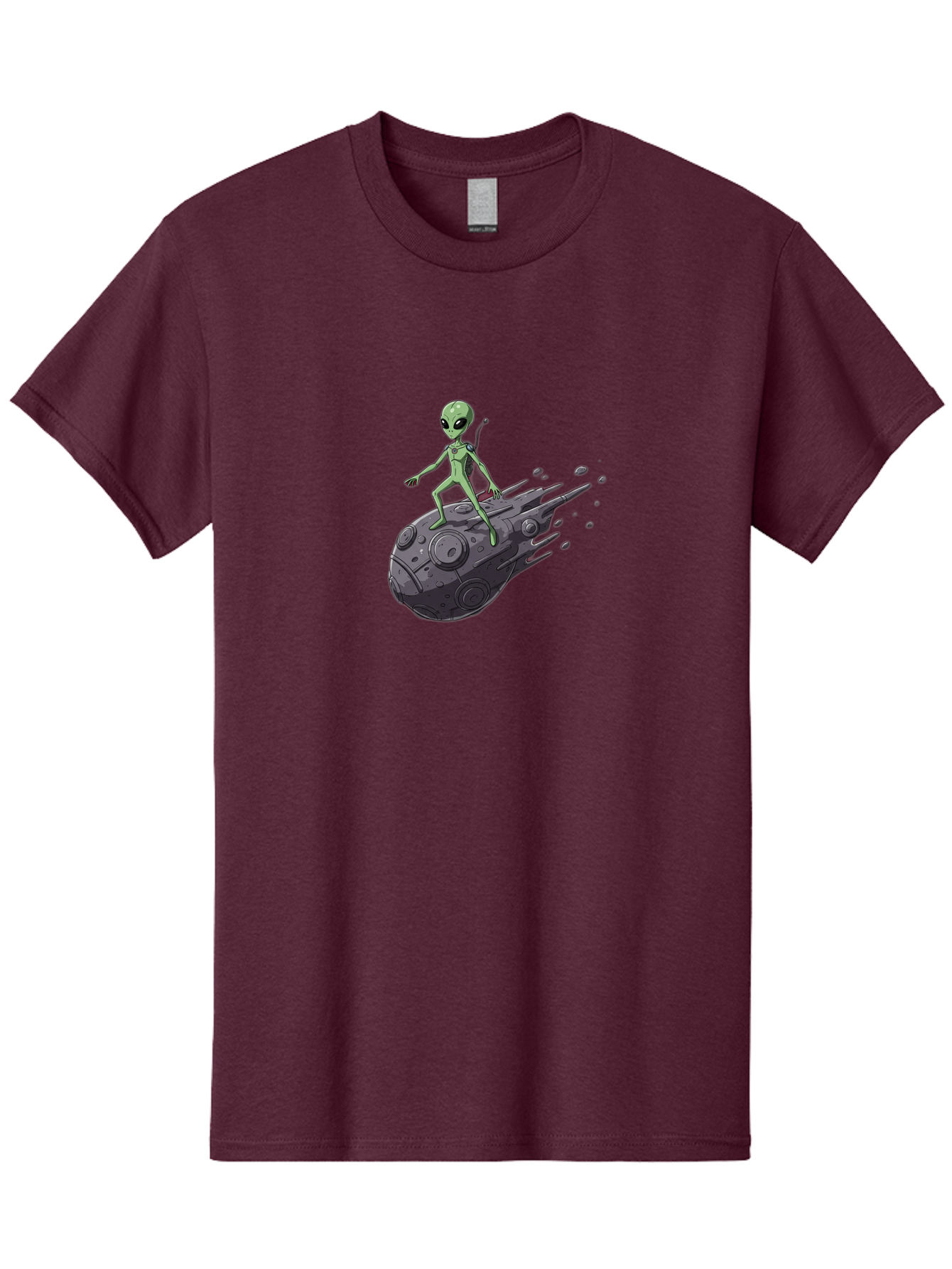 Alien-On-Ufo-1 Men'S Graphic Tee, 100% Cotton, Comfortable Casual Summer Wear, Machine Washable, Vintage Camera, Old Camera, Antique Camera, Black Camera, Classic Photography, Photography Equipment, Nostalgic Device, Film Camera, Camera Art Bao043