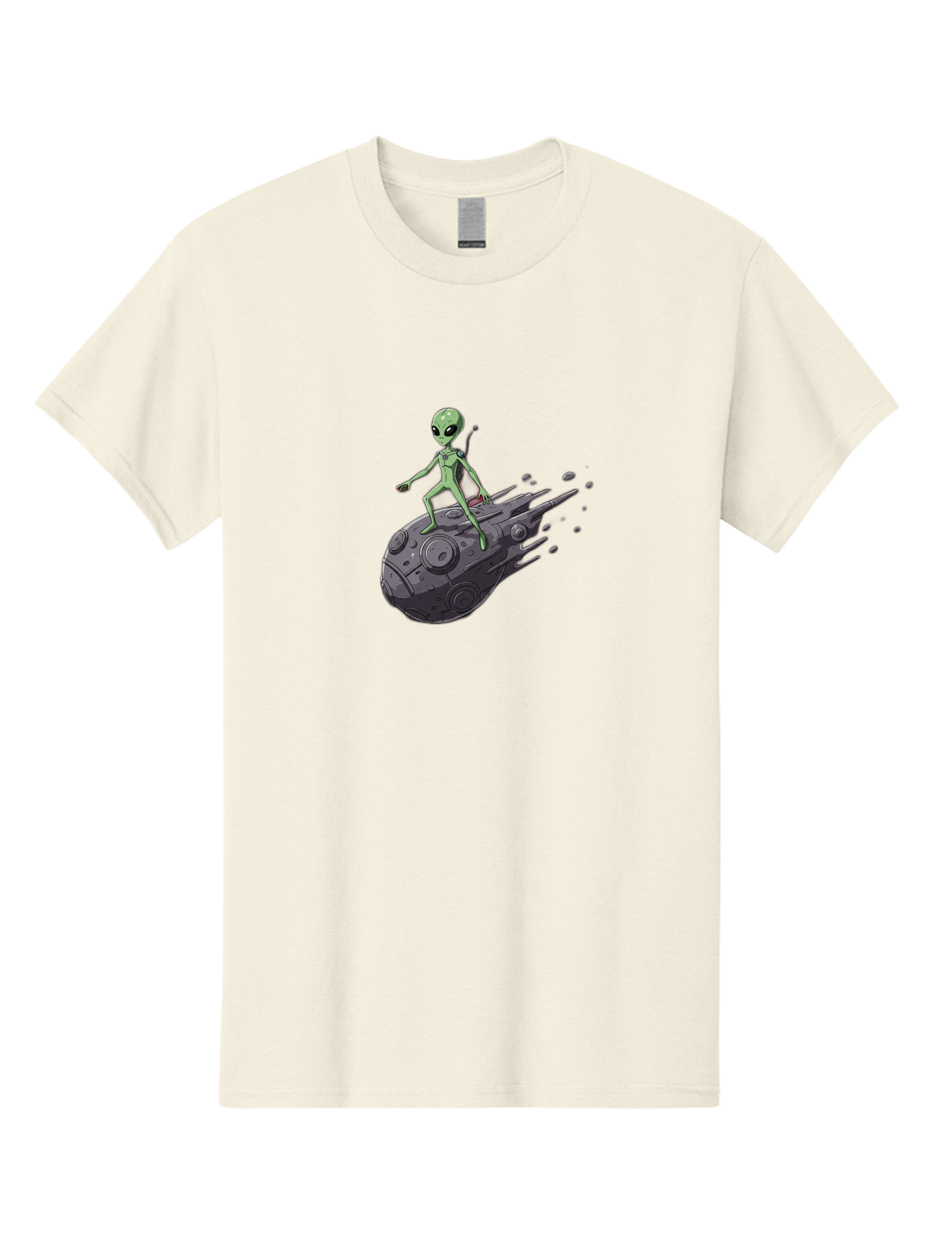 Alien-On-Ufo-1 Men'S Graphic Tee, 100% Cotton, Comfortable Casual Summer Wear, Machine Washable, Vintage Camera, Old Camera, Antique Camera, Black Camera, Classic Photography, Photography Equipment, Nostalgic Device, Film Camera, Camera Art Bao043