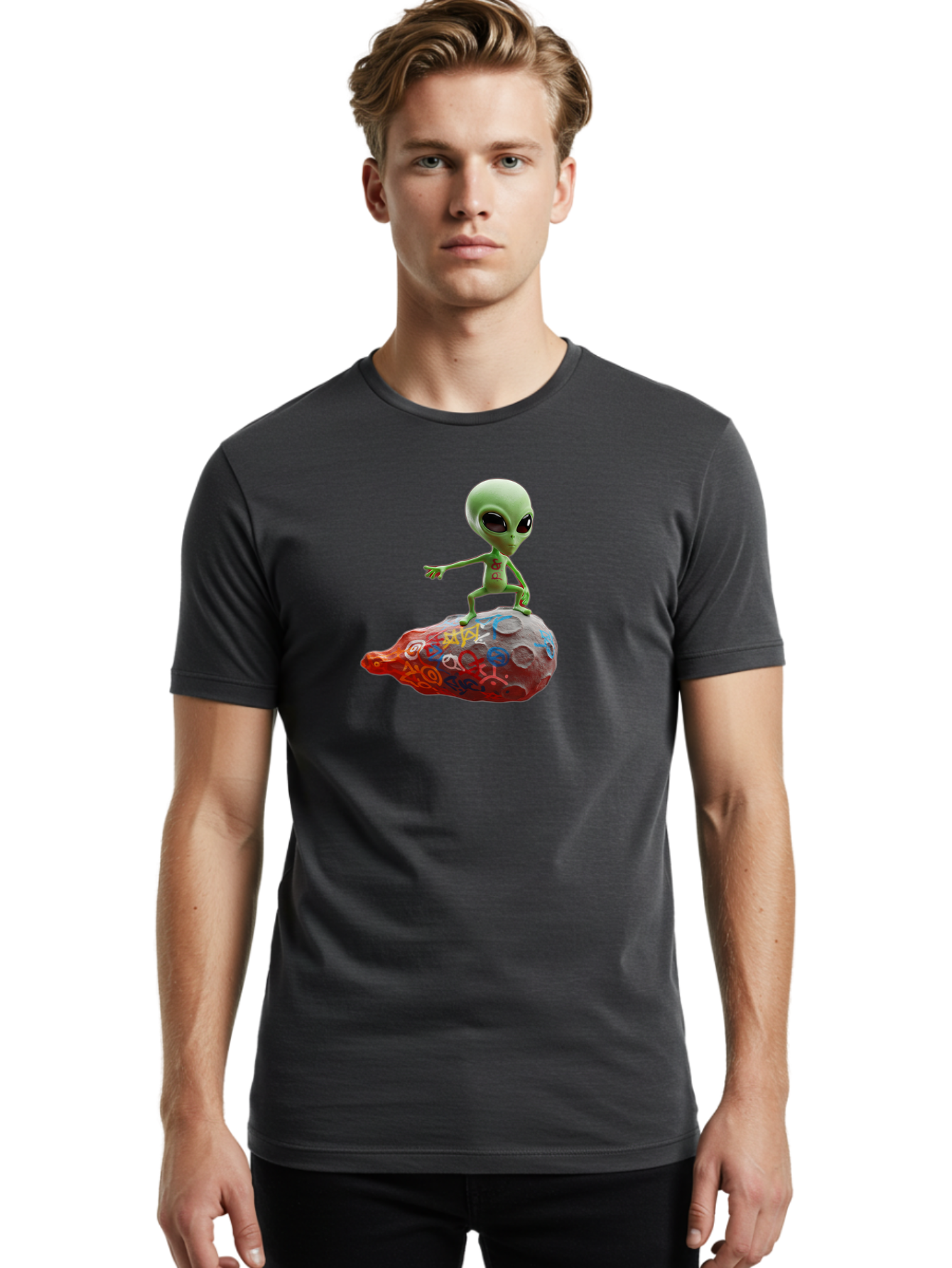 Alien Men'S Graphic Tee, 100% Cotton, Comfortable Casual Summer Wear, Machine Washable, Vintage Camera, Old Camera, Antique Camera, Black Camera, Classic Photography, Photography Equipment, Nostalgic Device, Film Camera, Camera Art Bao045