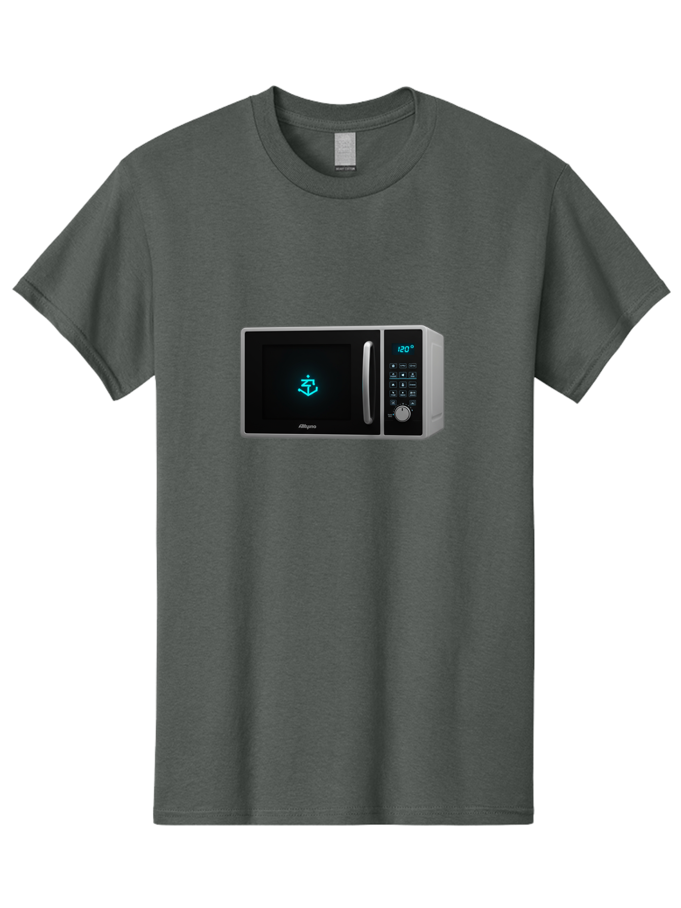 Alligro-Microwave Men'S Graphic Tee, 100% Cotton, Comfortable Casual Summer Wear, Machine Washable, Vintage Camera, Old Camera, Antique Camera, Black Camera, Classic Photography, Photography Equipment, Nostalgic Device, Film Camera, Camera Art Bao046