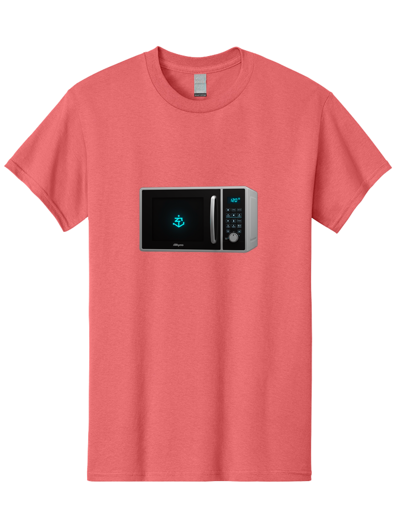 Alligro-Microwave Men'S Graphic Tee, 100% Cotton, Comfortable Casual Summer Wear, Machine Washable, Vintage Camera, Old Camera, Antique Camera, Black Camera, Classic Photography, Photography Equipment, Nostalgic Device, Film Camera, Camera Art Bao046