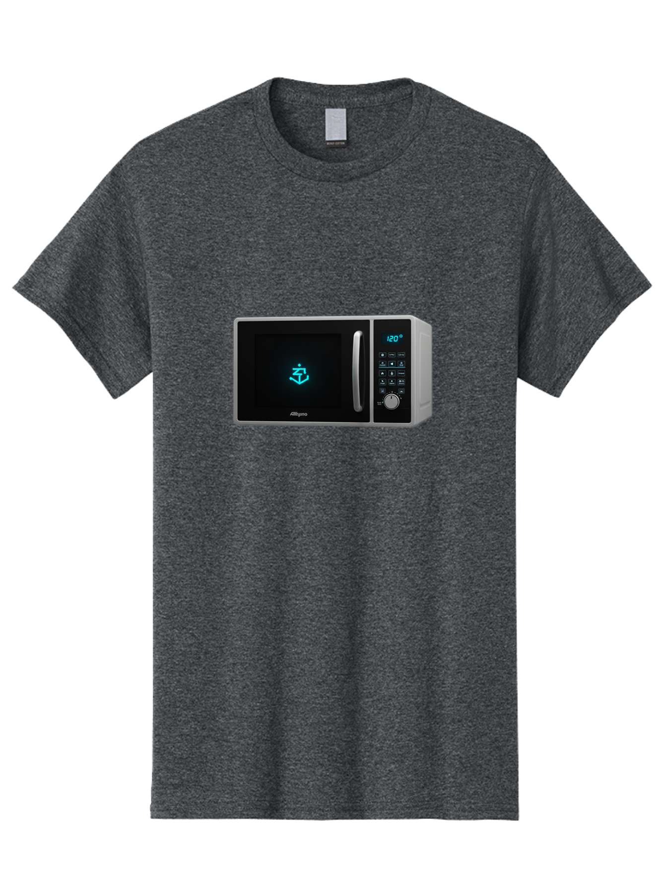 Alligro-Microwave Men'S Graphic Tee, 100% Cotton, Comfortable Casual Summer Wear, Machine Washable, Vintage Camera, Old Camera, Antique Camera, Black Camera, Classic Photography, Photography Equipment, Nostalgic Device, Film Camera, Camera Art Bao046