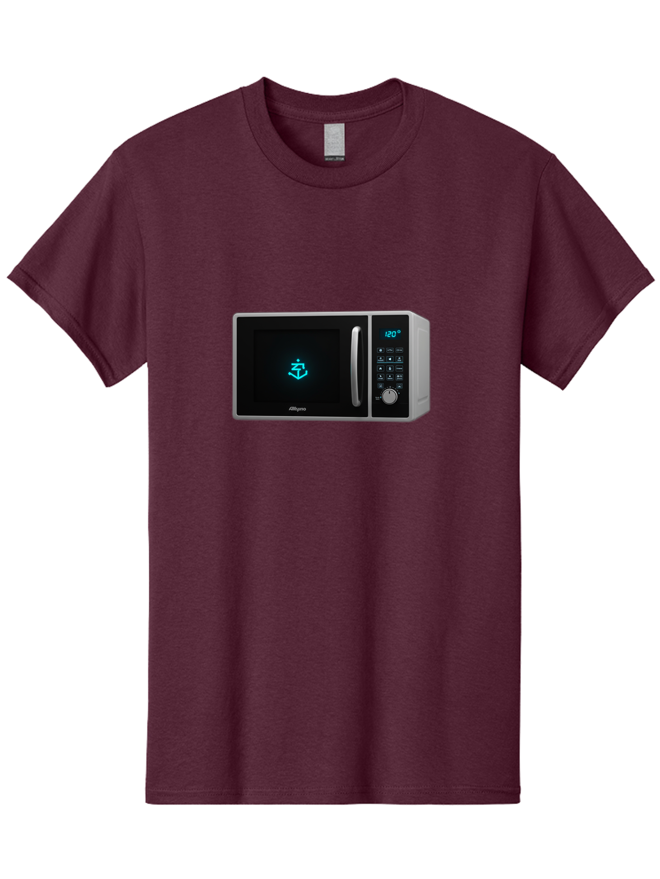 Alligro-Microwave Men'S Graphic Tee, 100% Cotton, Comfortable Casual Summer Wear, Machine Washable, Vintage Camera, Old Camera, Antique Camera, Black Camera, Classic Photography, Photography Equipment, Nostalgic Device, Film Camera, Camera Art Bao046