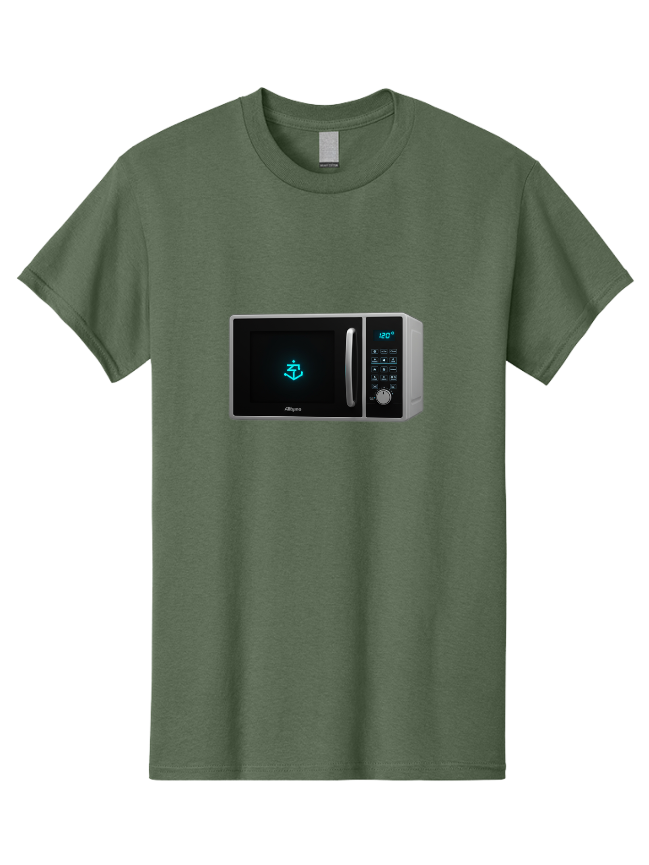 Alligro-Microwave Men'S Graphic Tee, 100% Cotton, Comfortable Casual Summer Wear, Machine Washable, Vintage Camera, Old Camera, Antique Camera, Black Camera, Classic Photography, Photography Equipment, Nostalgic Device, Film Camera, Camera Art Bao046