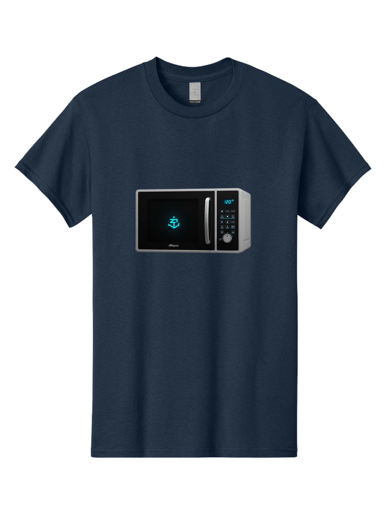 Alligro-Microwave Men'S Graphic Tee, 100% Cotton, Comfortable Casual Summer Wear, Machine Washable, Vintage Camera, Old Camera, Antique Camera, Black Camera, Classic Photography, Photography Equipment, Nostalgic Device, Film Camera, Camera Art Bao046