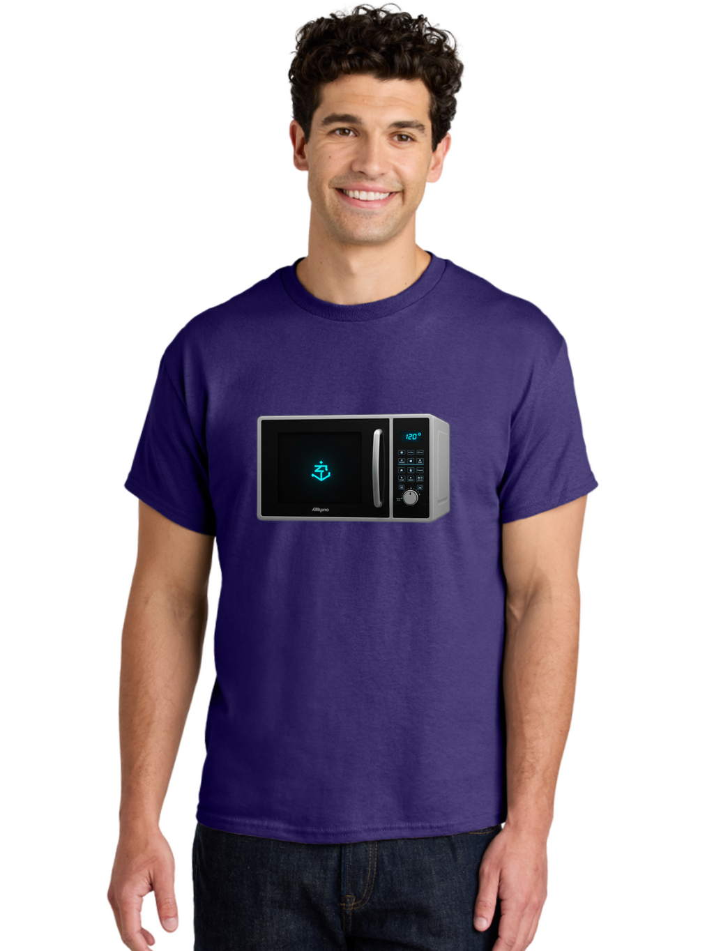 Alligro-Microwave Men'S Graphic Tee, 100% Cotton, Comfortable Casual Summer Wear, Machine Washable, Vintage Camera, Old Camera, Antique Camera, Black Camera, Classic Photography, Photography Equipment, Nostalgic Device, Film Camera, Camera Art Bao046