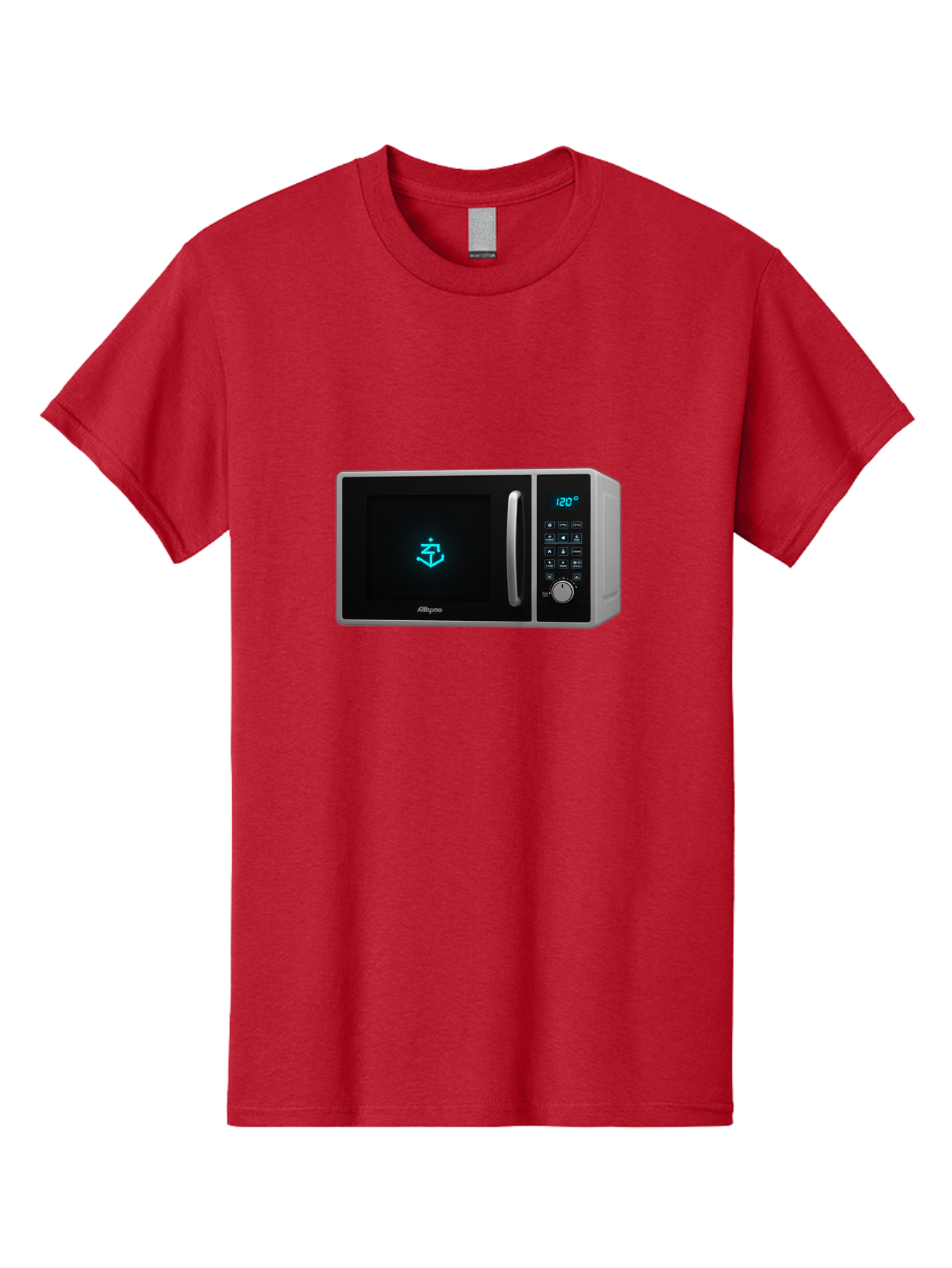 Alligro-Microwave Men'S Graphic Tee, 100% Cotton, Comfortable Casual Summer Wear, Machine Washable, Vintage Camera, Old Camera, Antique Camera, Black Camera, Classic Photography, Photography Equipment, Nostalgic Device, Film Camera, Camera Art Bao046