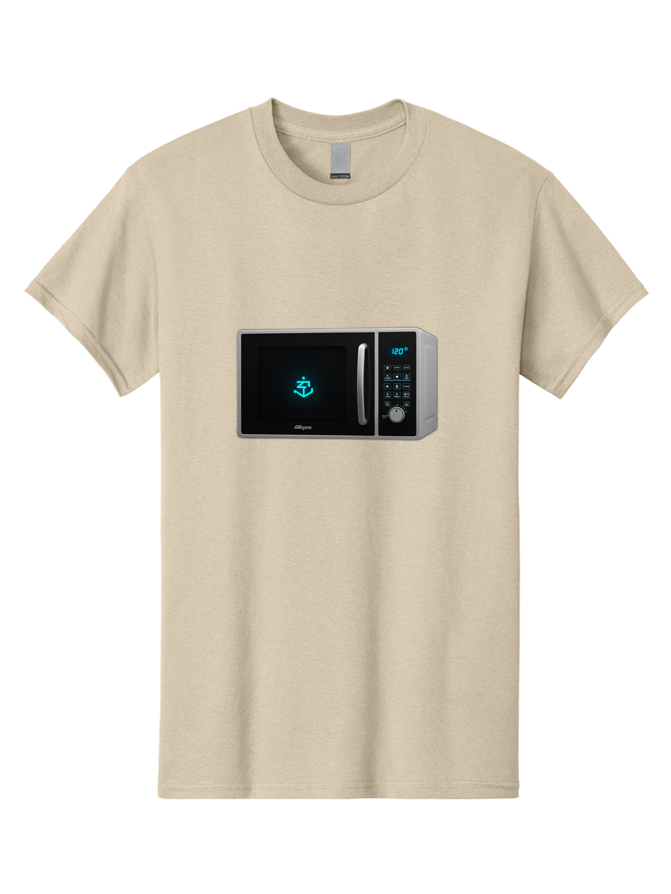 Alligro-Microwave Men'S Graphic Tee, 100% Cotton, Comfortable Casual Summer Wear, Machine Washable, Vintage Camera, Old Camera, Antique Camera, Black Camera, Classic Photography, Photography Equipment, Nostalgic Device, Film Camera, Camera Art Bao046