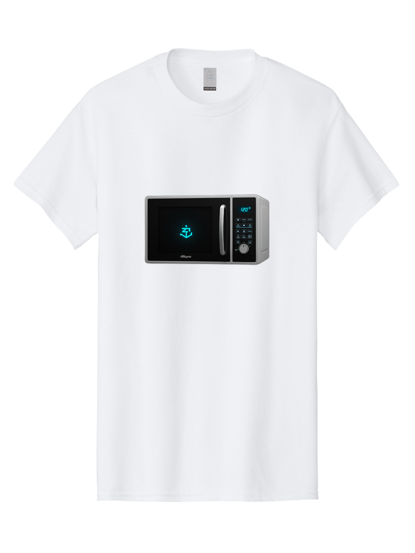 Alligro-Microwave Men'S Graphic Tee, 100% Cotton, Comfortable Casual Summer Wear, Machine Washable, Vintage Camera, Old Camera, Antique Camera, Black Camera, Classic Photography, Photography Equipment, Nostalgic Device, Film Camera, Camera Art Bao046