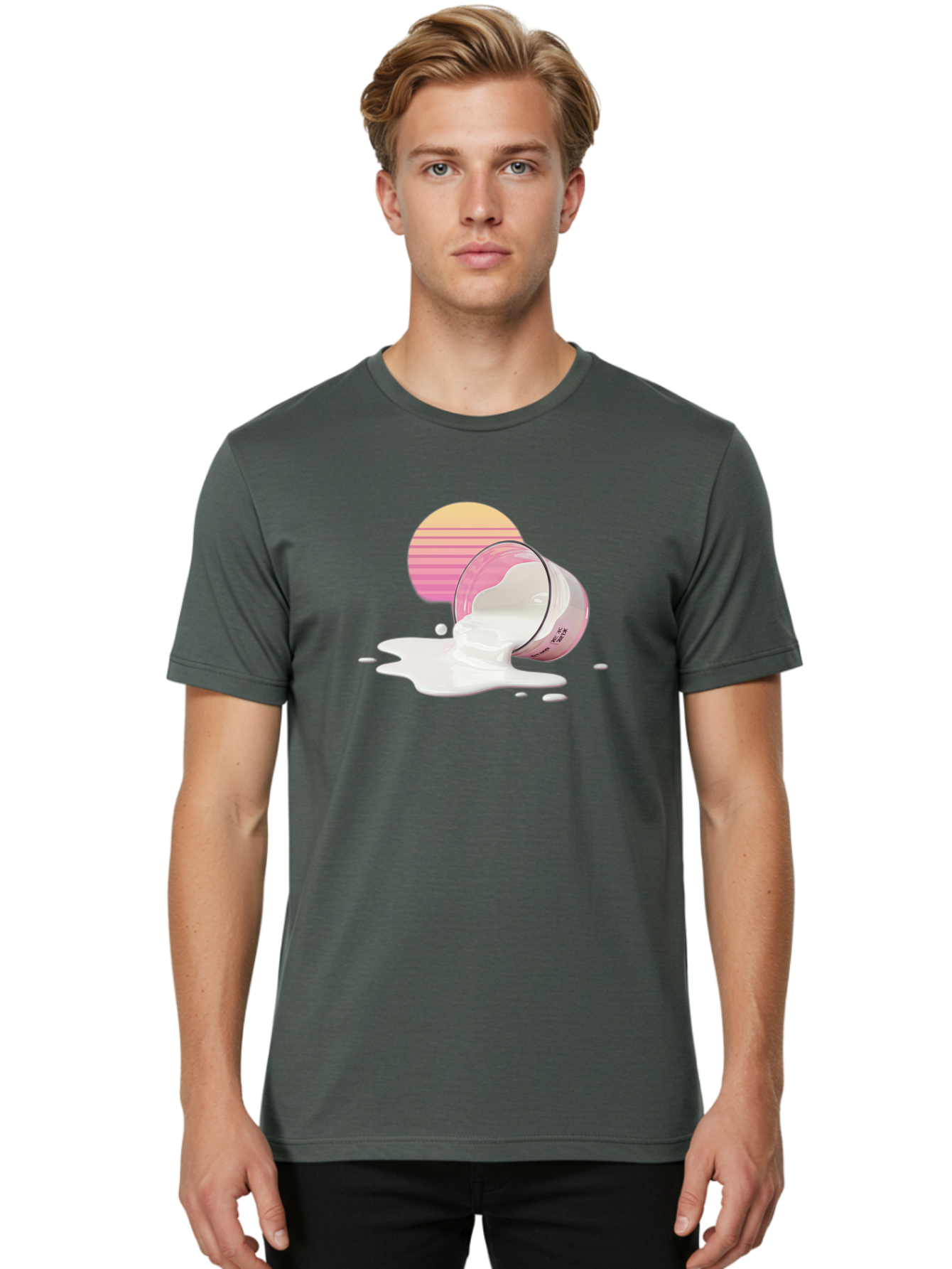 Almond-Breeze Men'S Graphic Tee, 100% Cotton, Comfortable Casual Summer Wear, Machine Washable, Vintage Camera, Old Camera, Antique Camera, Black Camera, Classic Photography, Photography Equipment, Nostalgic Device, Film Camera, Camera Art Bao047
