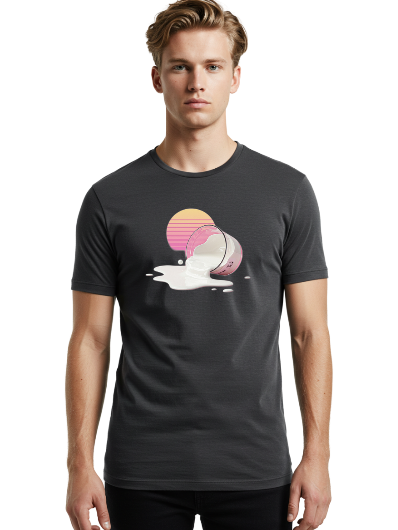 Almond-Breeze Men'S Graphic Tee, 100% Cotton, Comfortable Casual Summer Wear, Machine Washable, Vintage Camera, Old Camera, Antique Camera, Black Camera, Classic Photography, Photography Equipment, Nostalgic Device, Film Camera, Camera Art Bao047